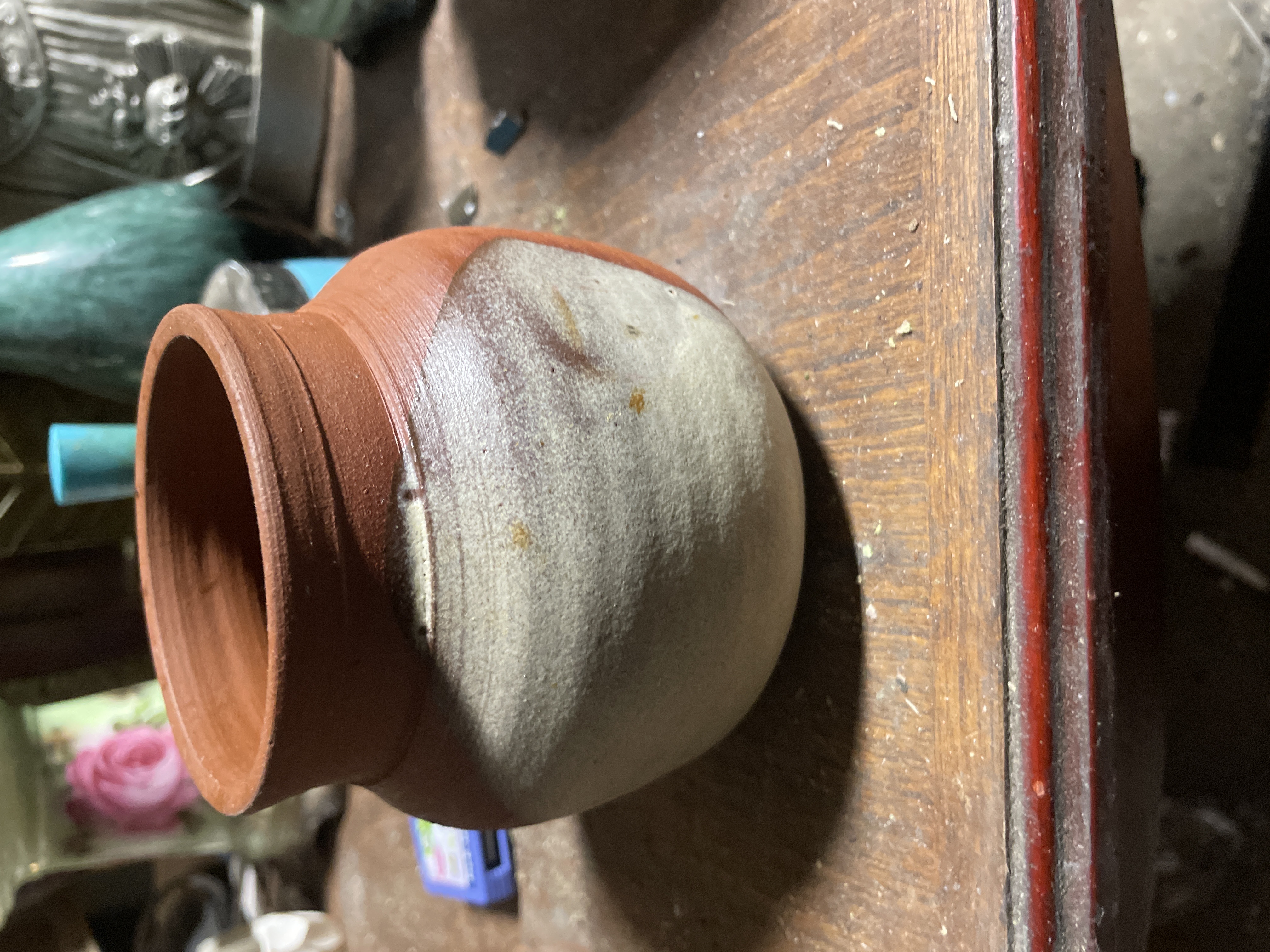 Modern Rustic Stoneware Jar