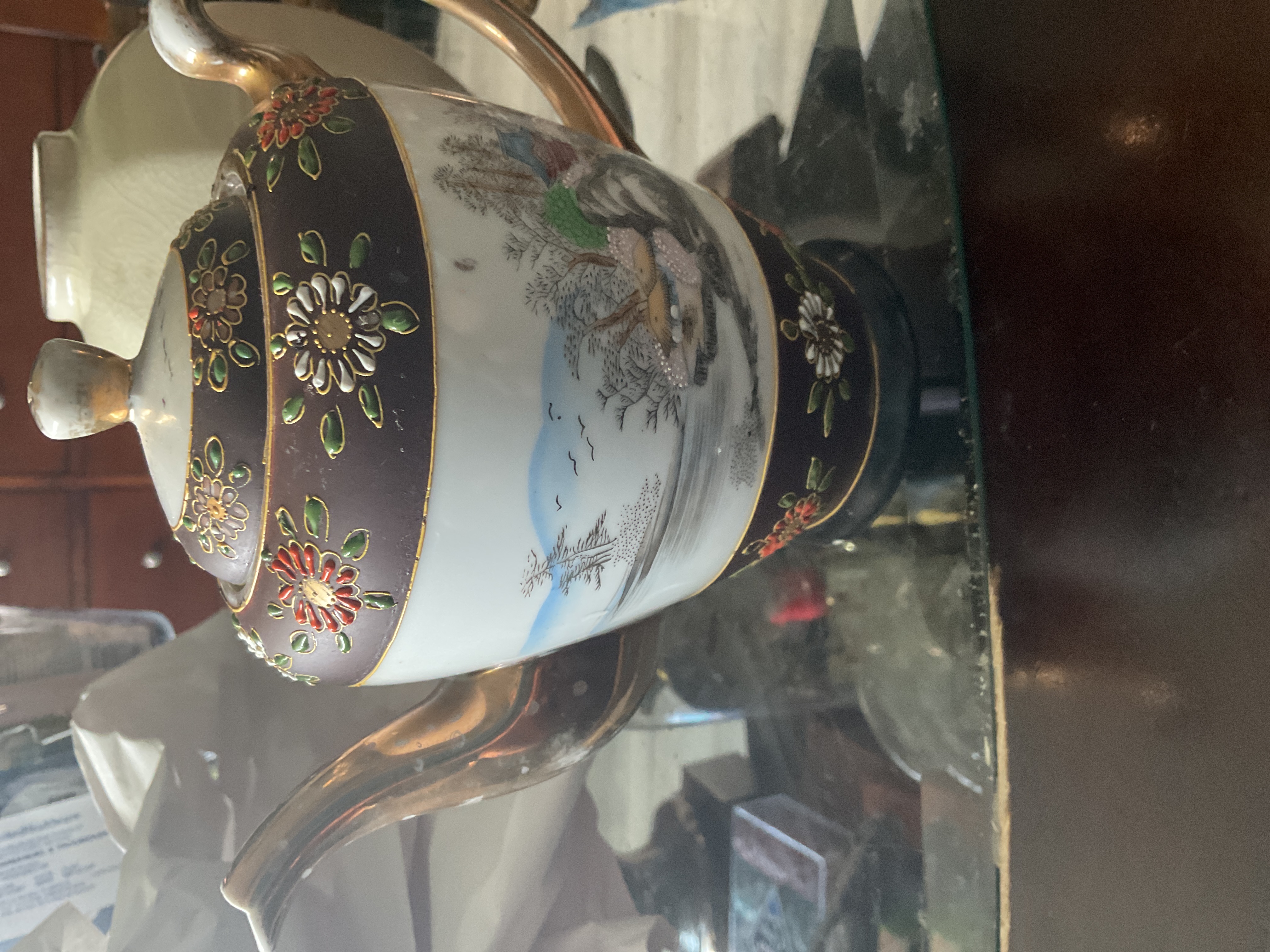 Japanese Satsuma Revival Porcelain Teapot