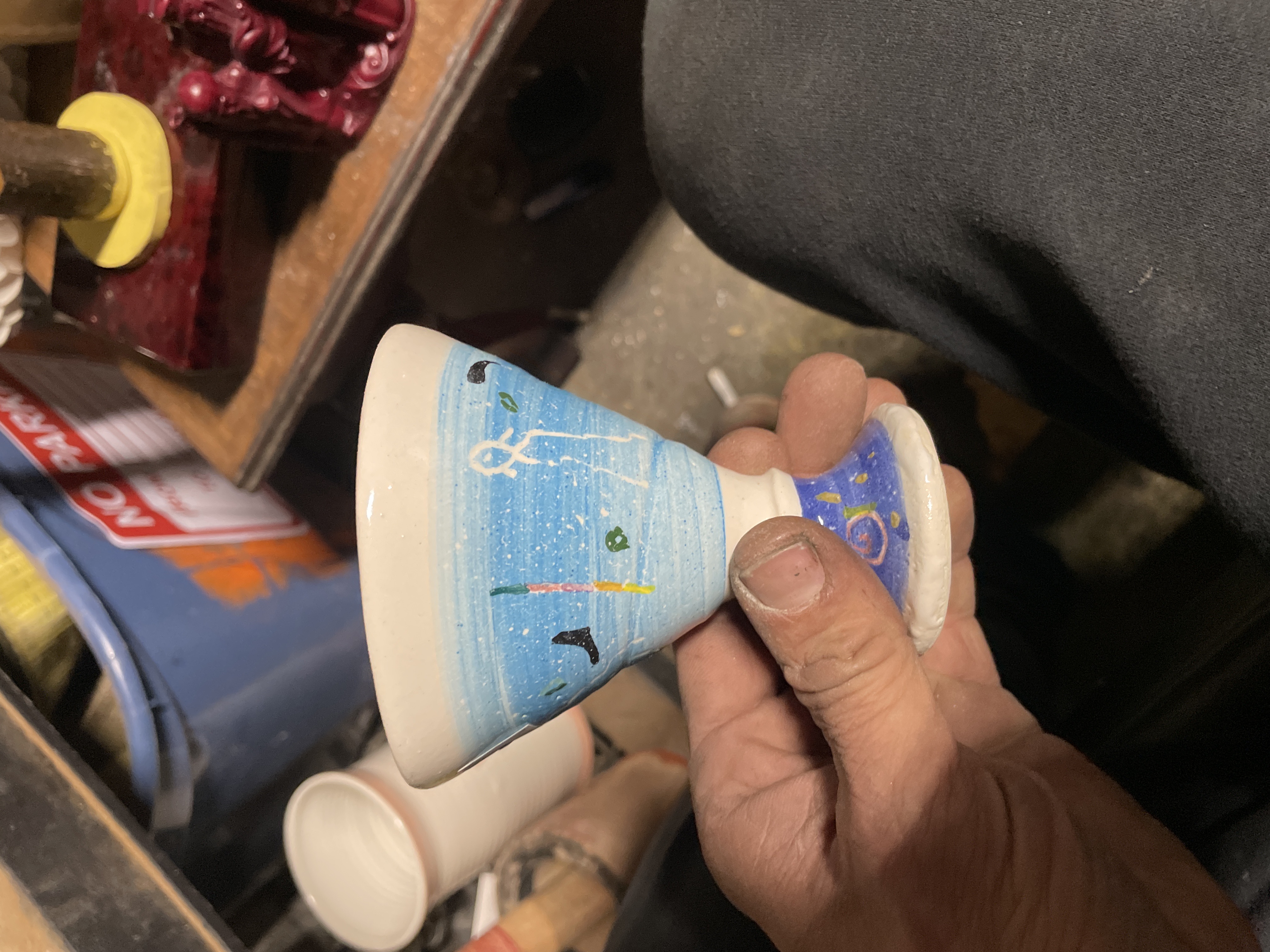 Contemporary Studio Art Pottery Goblet