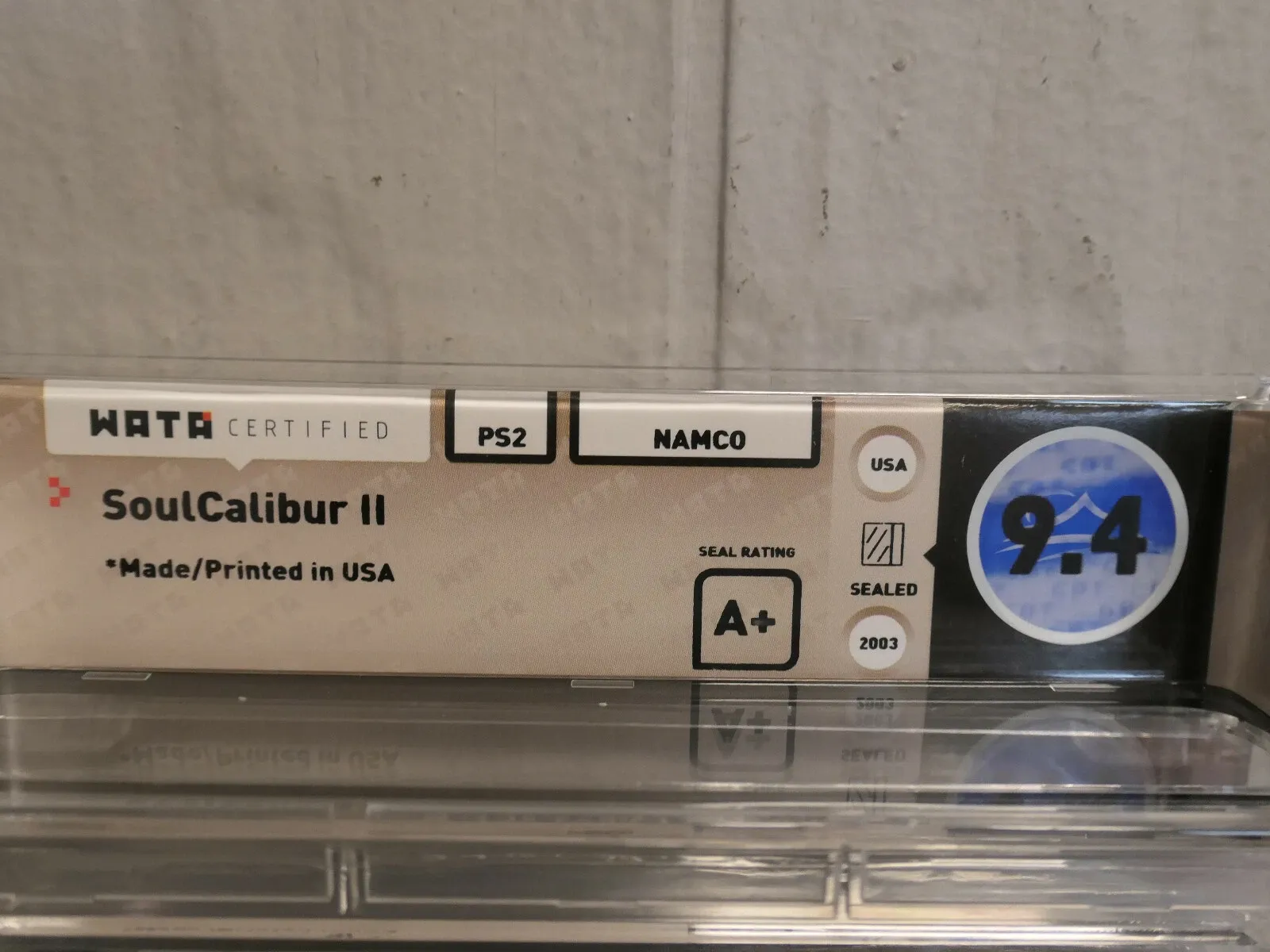 WATA-Certified PlayStation 2 SoulCalibur II thumbnail 2