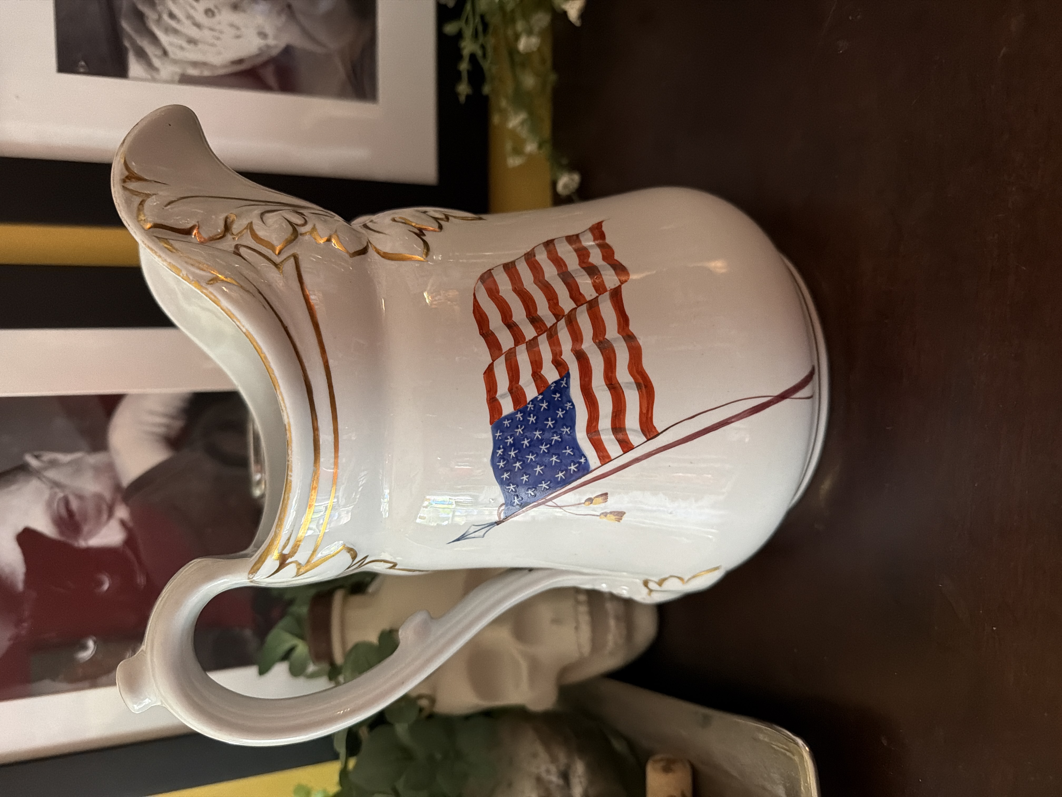 American Patriotic Flag Pitcher