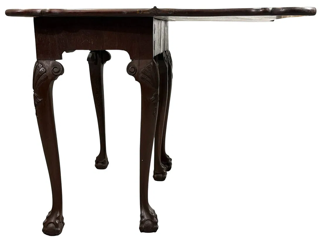 American Chippendale Style Mahogany Folding Card Table