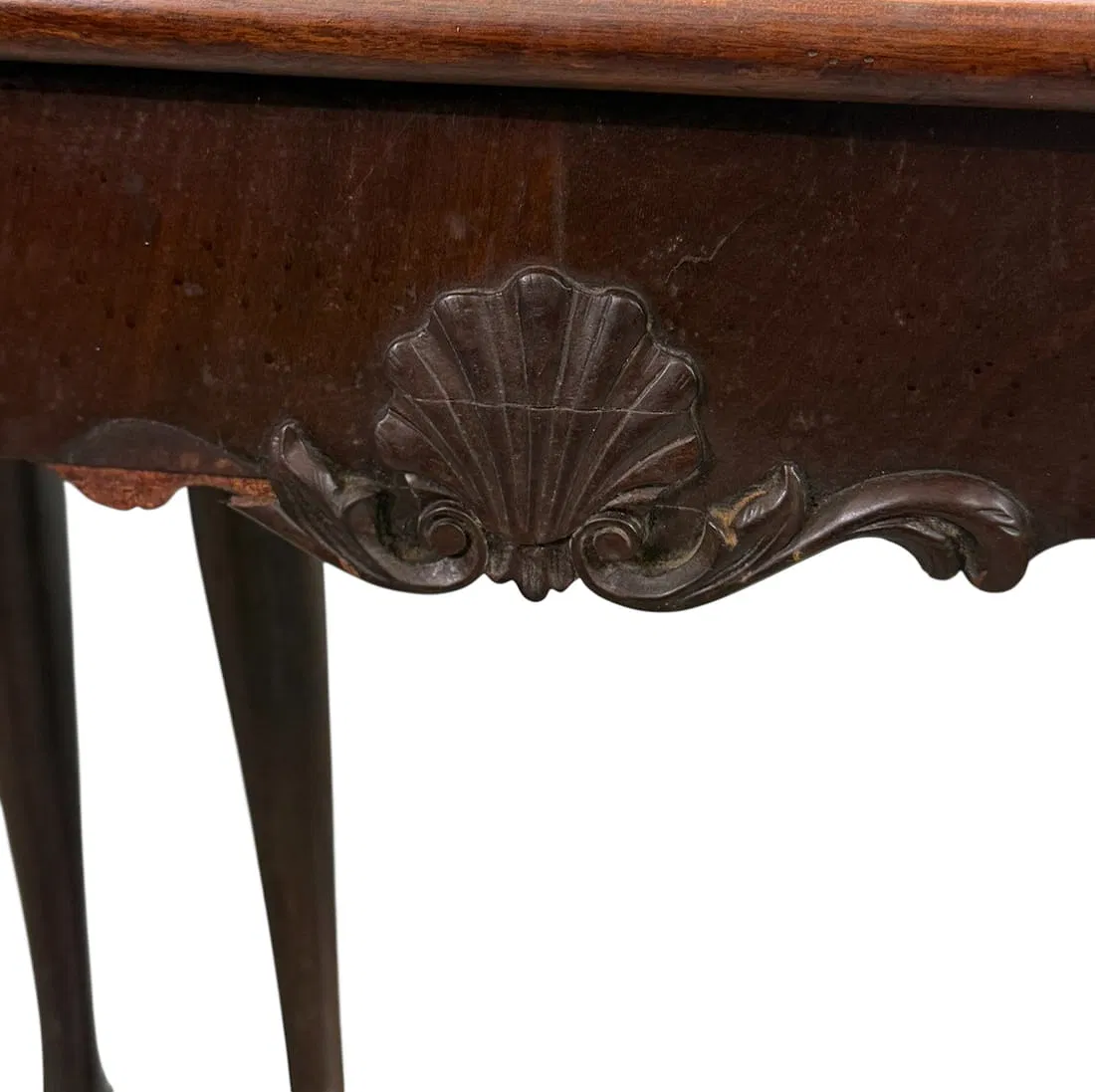 American Chippendale Style Mahogany Folding Card Table thumbnail 10