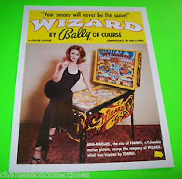 Bally Wizard! Electro-Mechanical Pinball Machine thumbnail 3