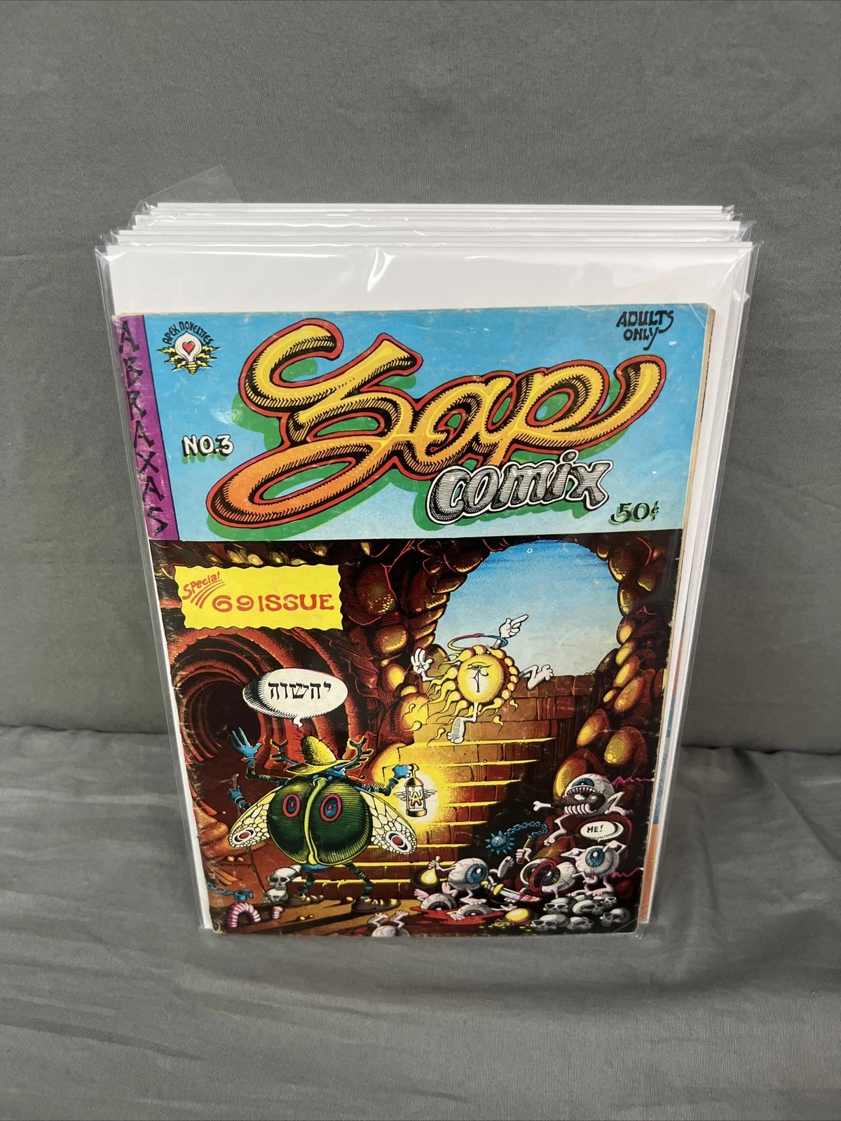 Collection of 11 Underground Comix including Zap, Freak Brothers, and Mr. Natural