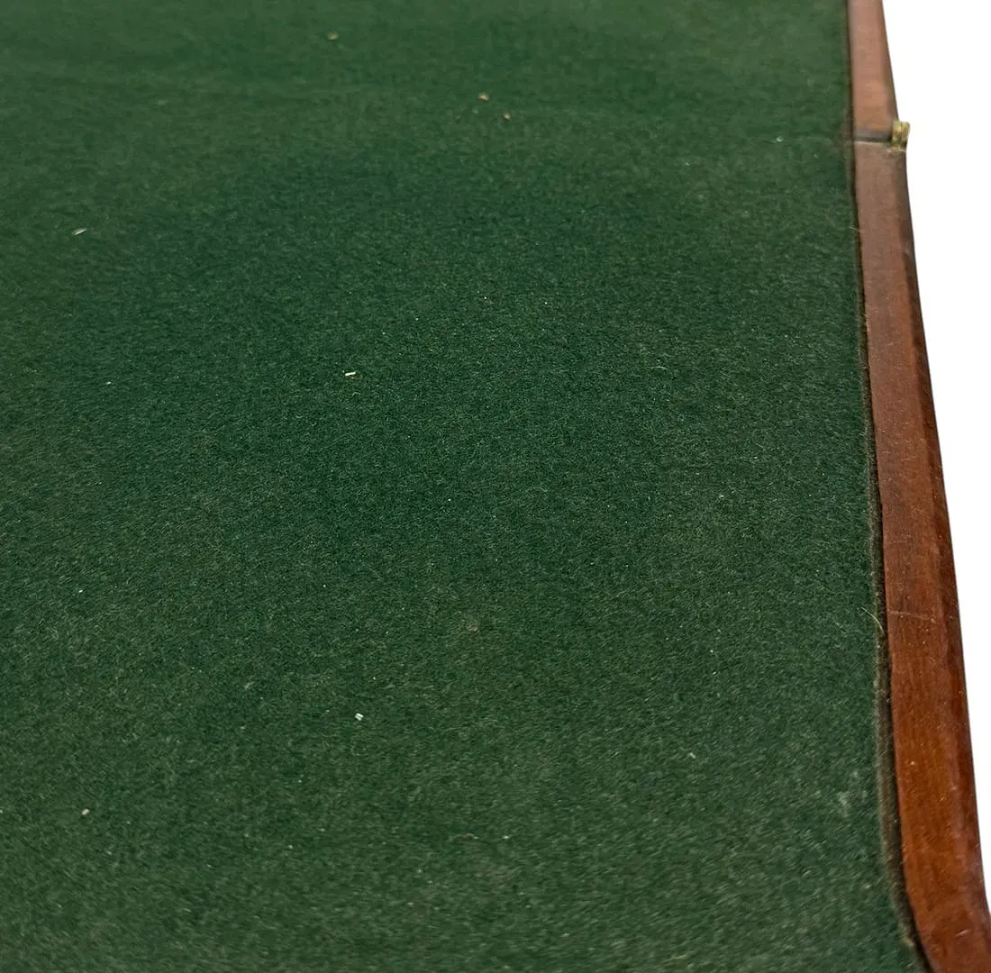 English Chippendale Style Mahogany Gaming / Card Table thumbnail 8
