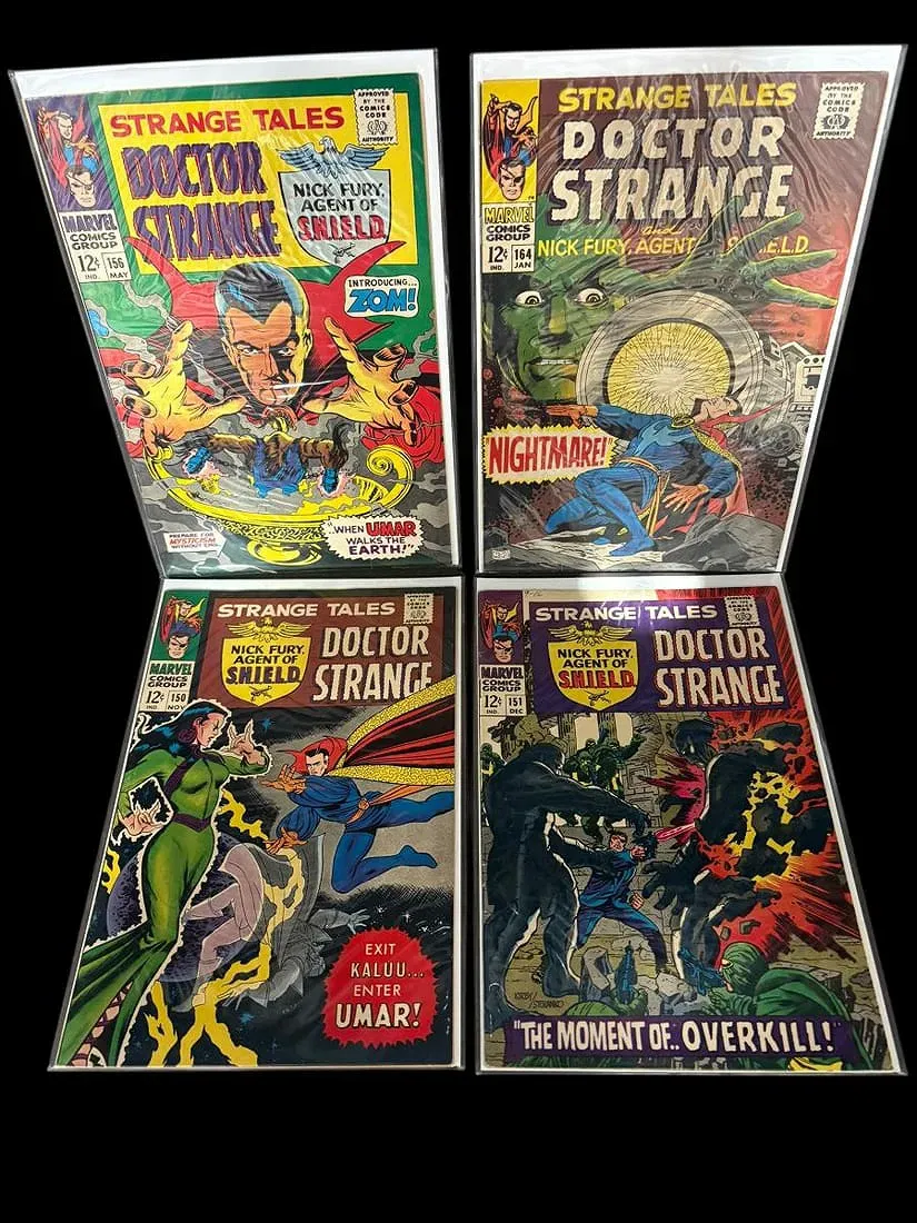 Silver Age Marvel & DC Superhero Comic Book Collection (Fantastic Four, Captain America, Strange Tales, Justice League, Brave and the Bold) thumbnail 8