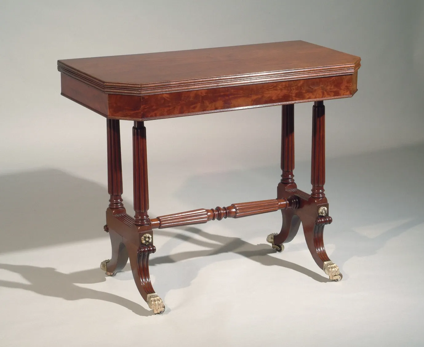 American Federal Period Mahogany Gaming / Card Table