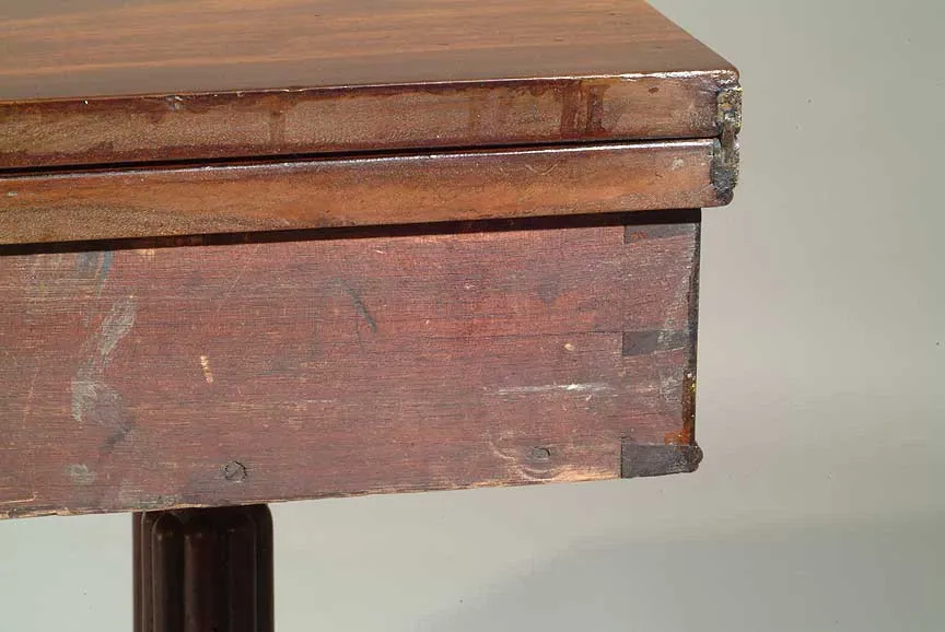 American Federal Period Mahogany Gaming / Card Table thumbnail 6