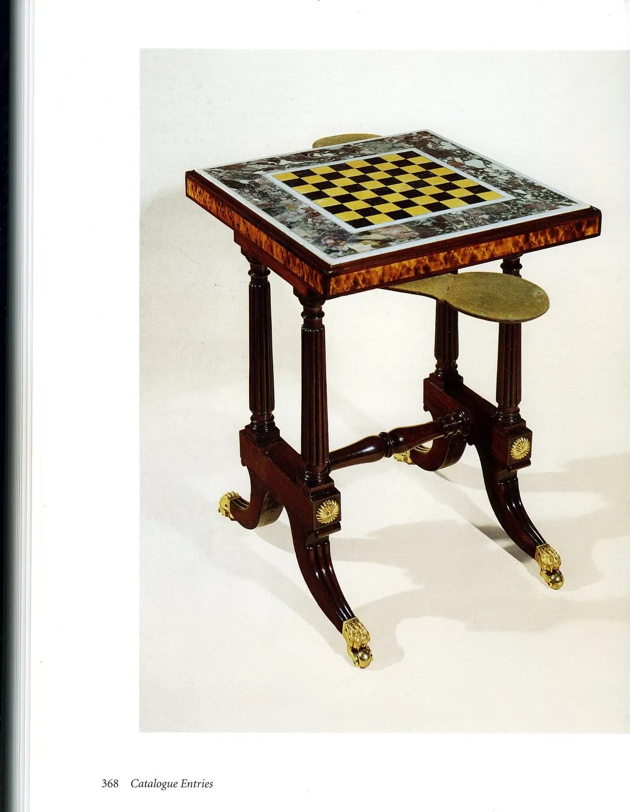 American Federal Period Mahogany Gaming / Card Table thumbnail 7