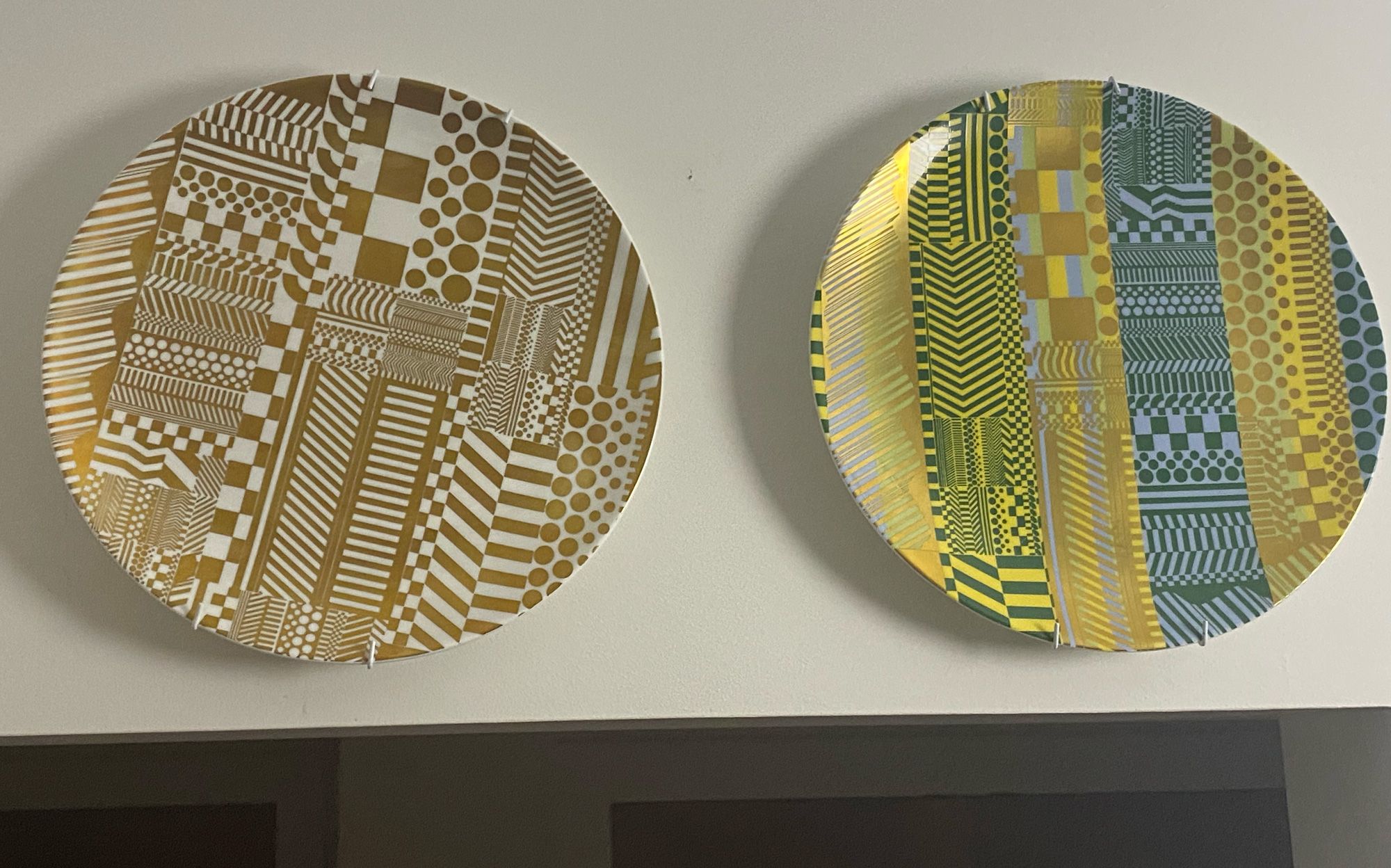 Eduardo Paolozzi Variations on a Geometric Theme Limited Edition Wedgwood Bone China Plates