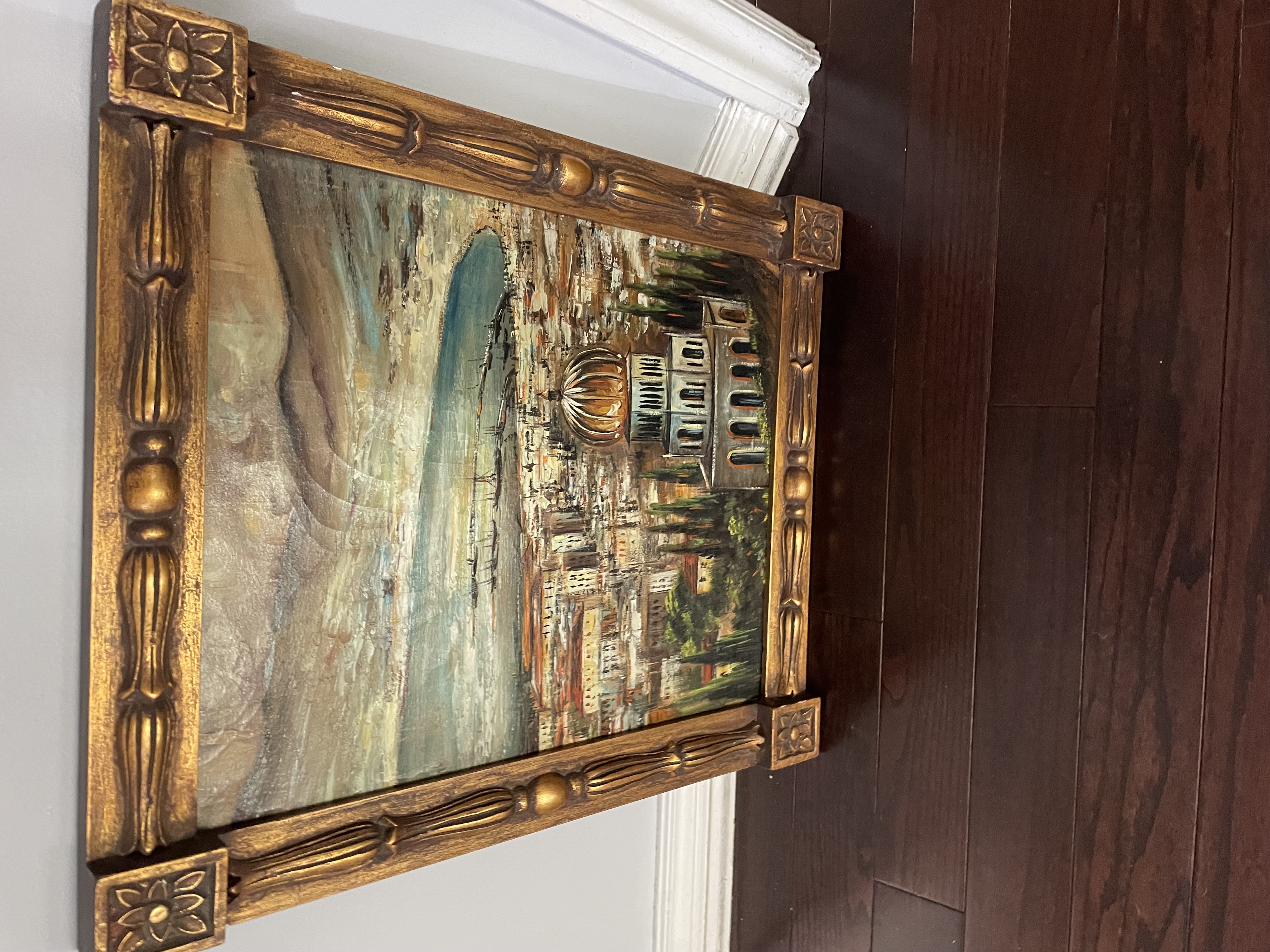 Impressionist Cityscape Painting