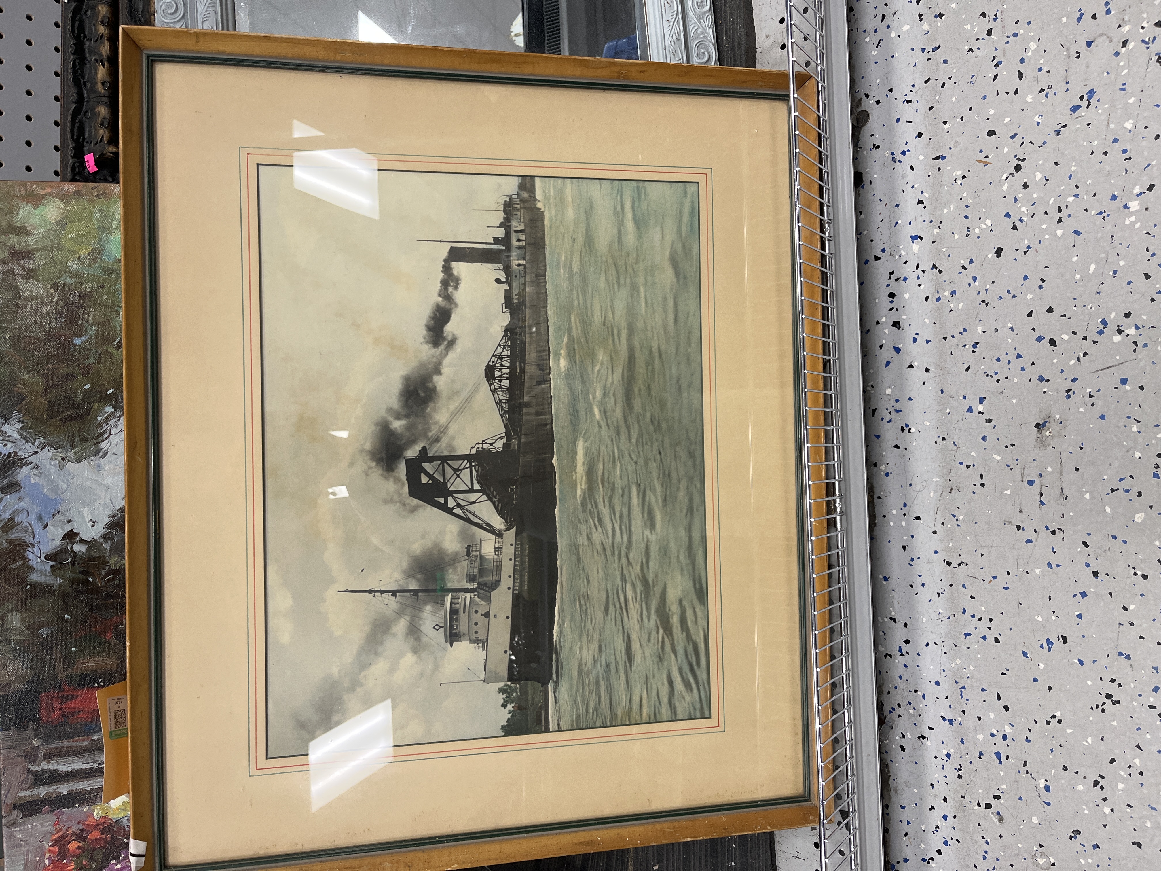 Early 20th Century Maritime Steamship Lithograph
