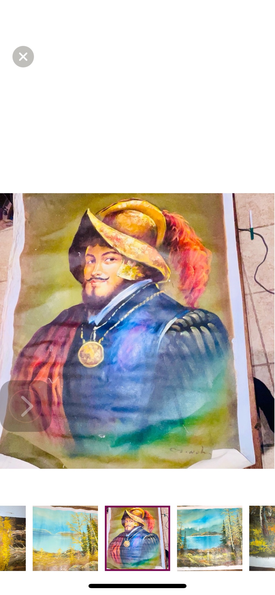 European Portrait Painting of a Cavalier