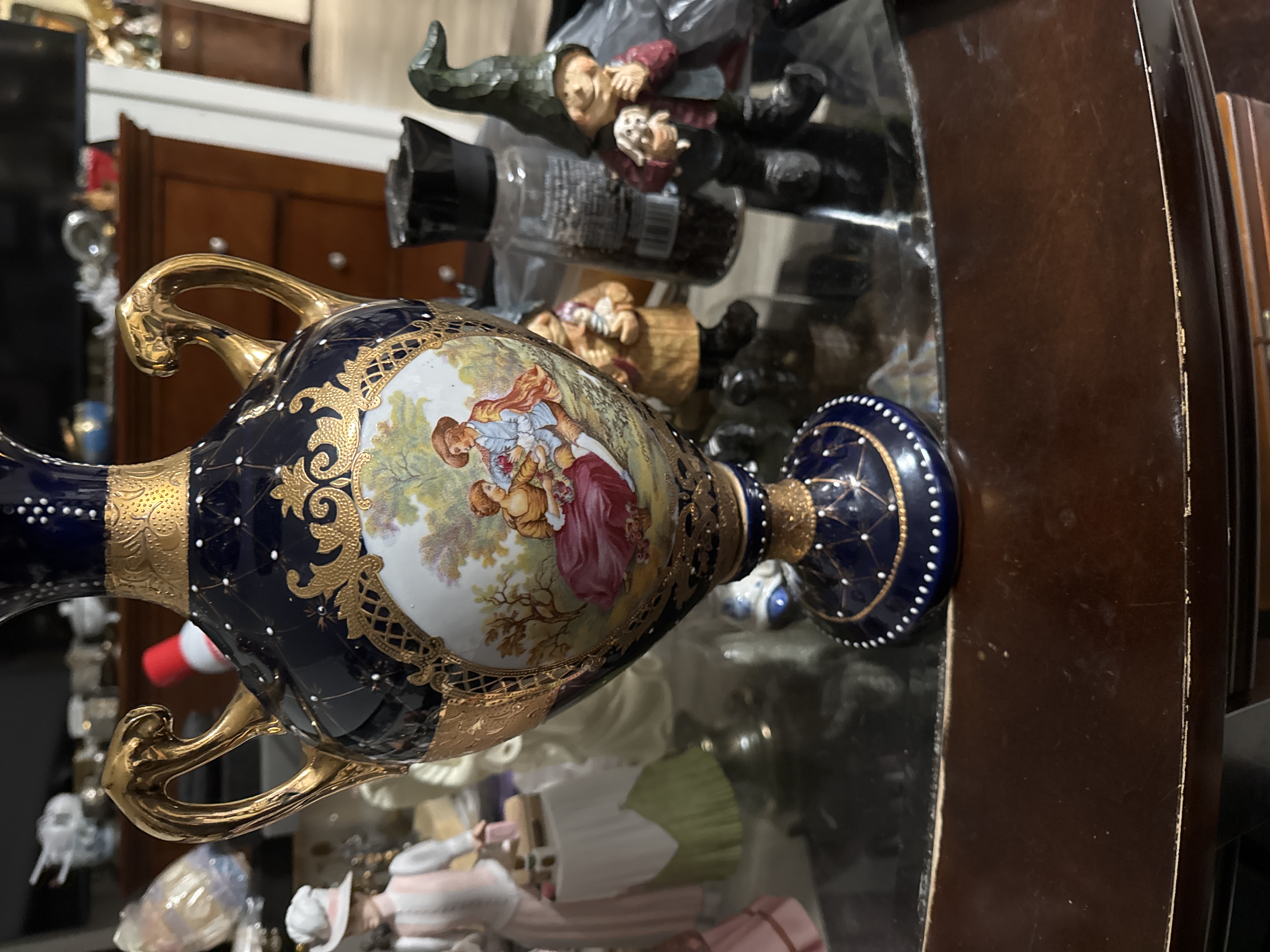 Neoclassical Style Porcelain Vase