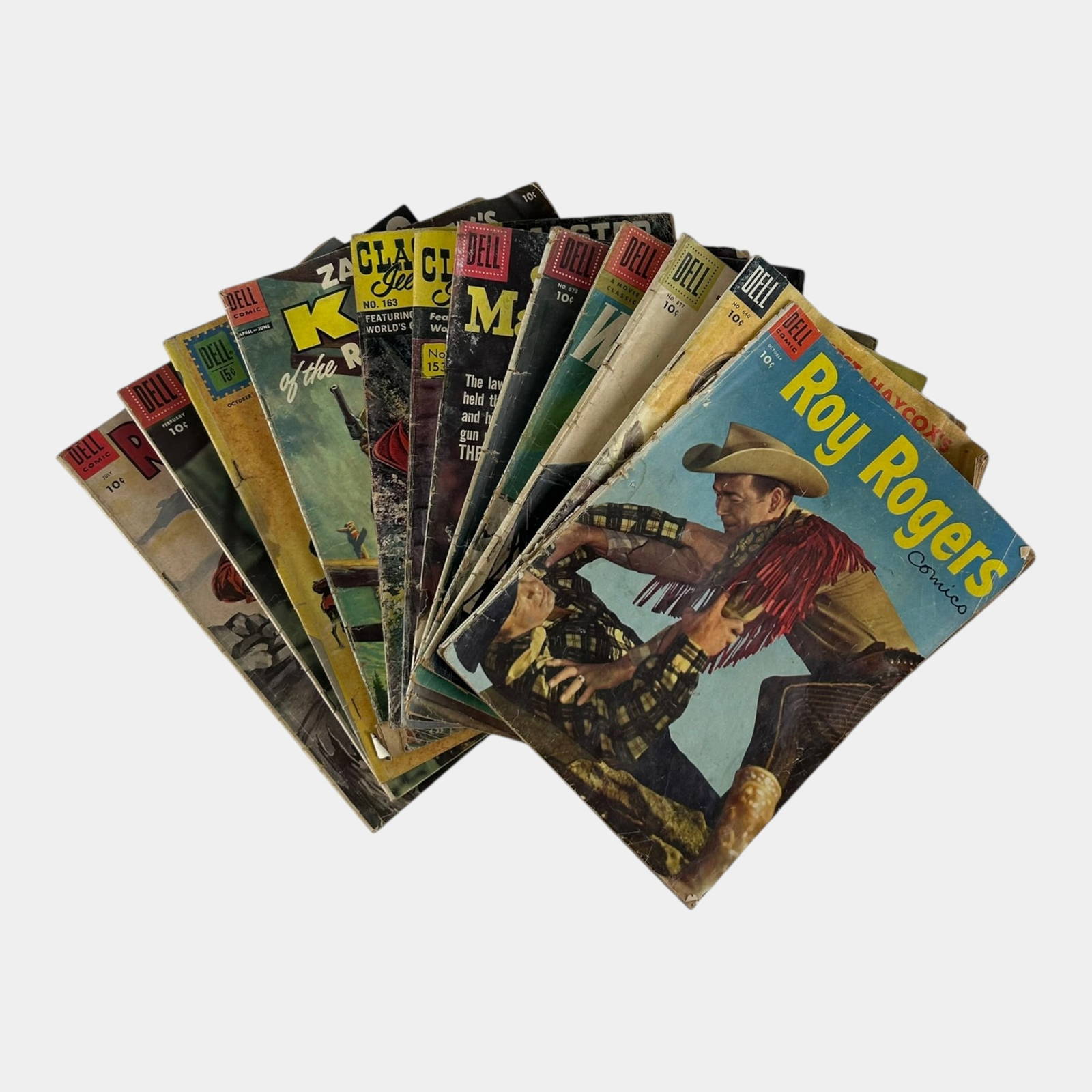 12 Silver Age Comic Books Including Westerns, Sci-Fi & Adventure