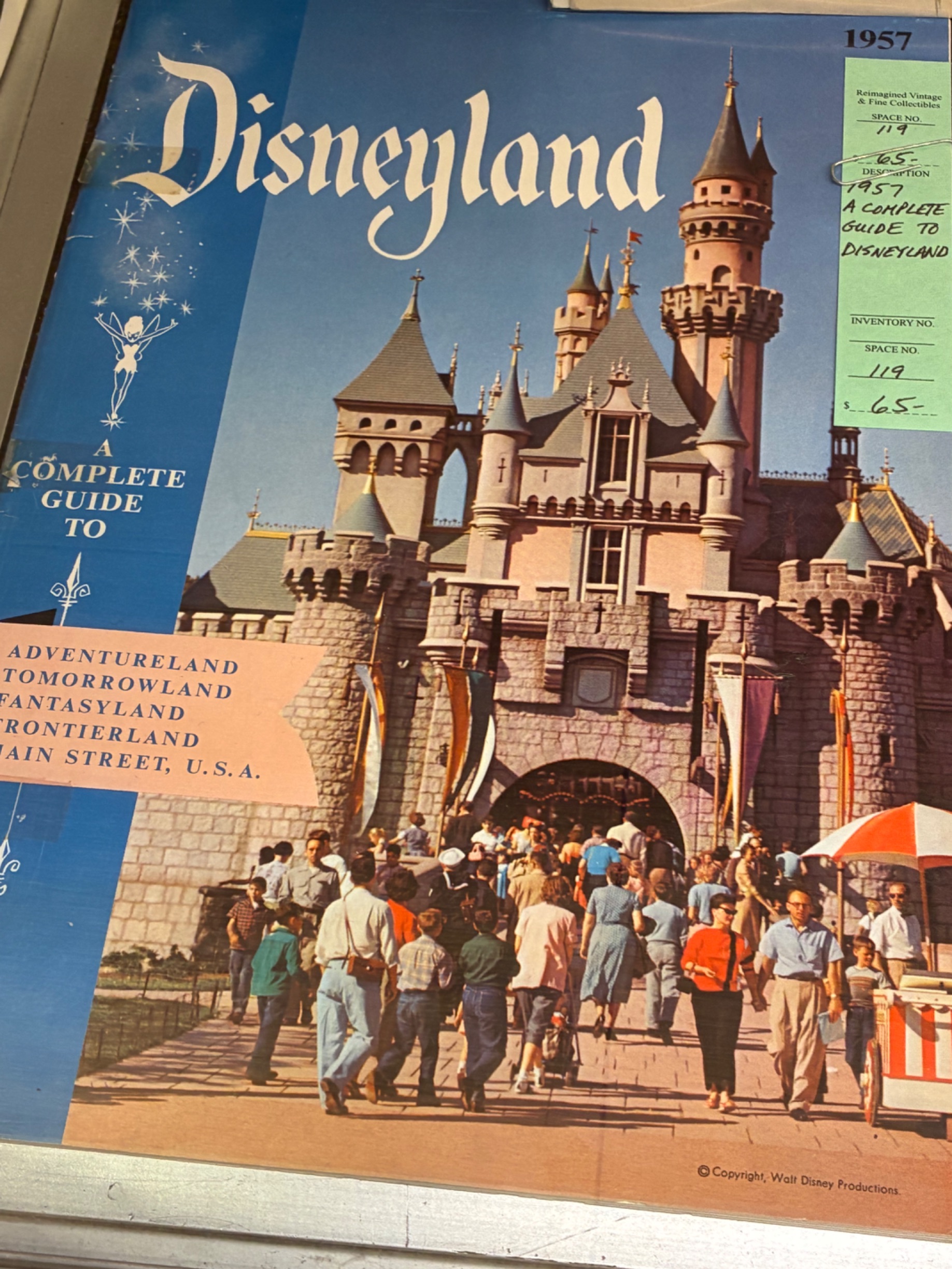 1957 Disneyland Guide Book