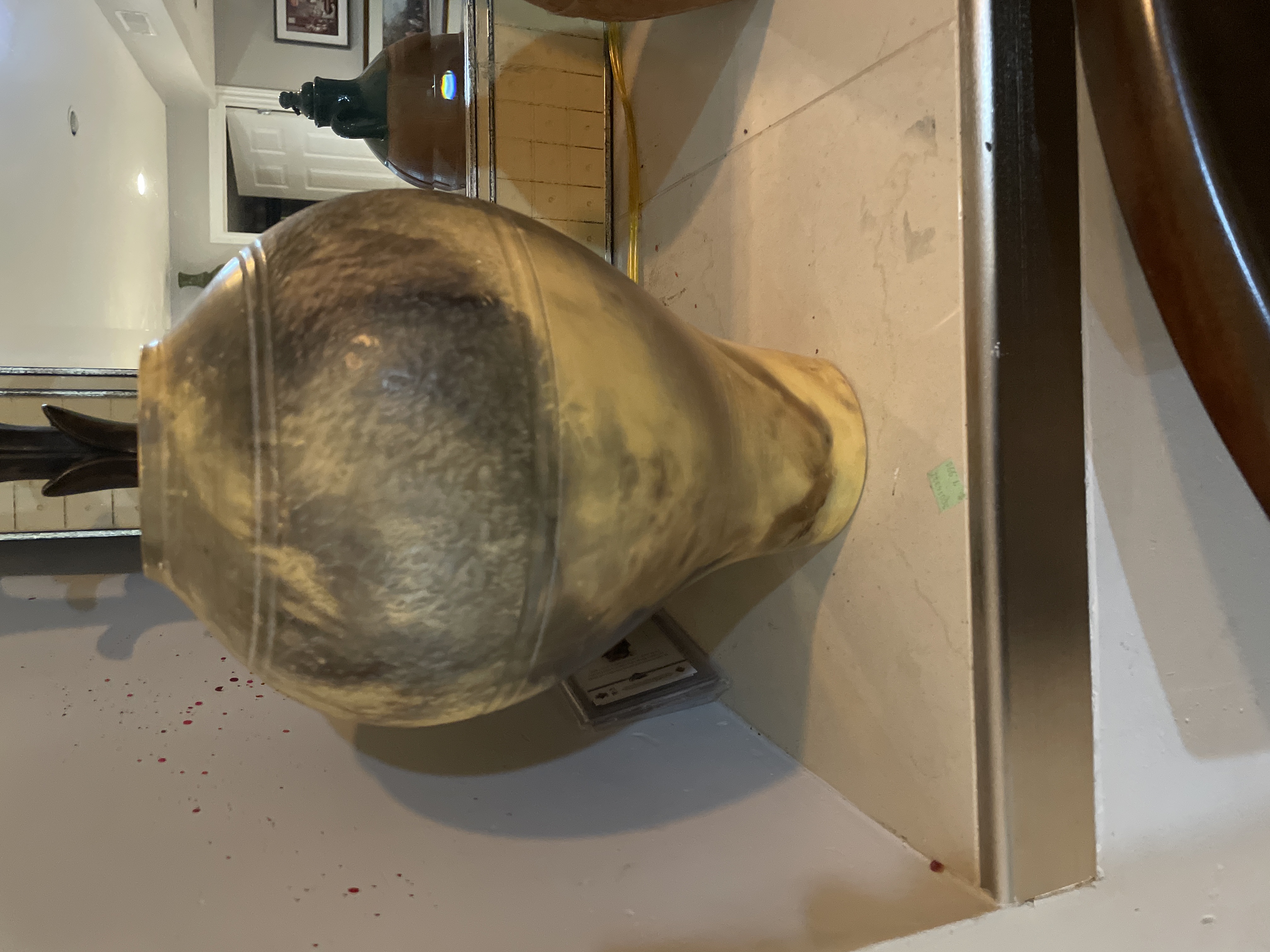 Modern Smoke-Fired Ceramic Vase