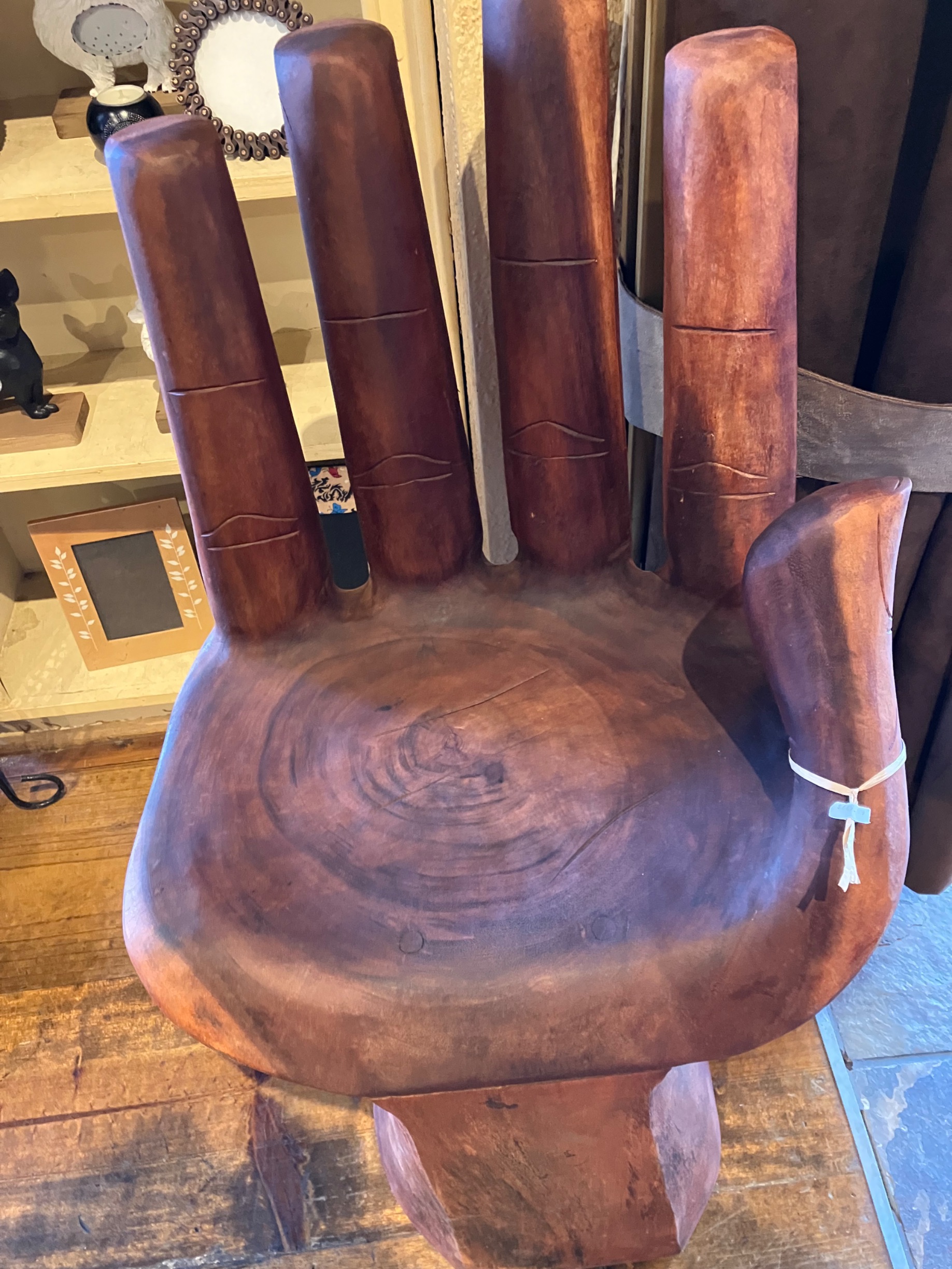 Modern Wooden Hand Chair thumbnail 2