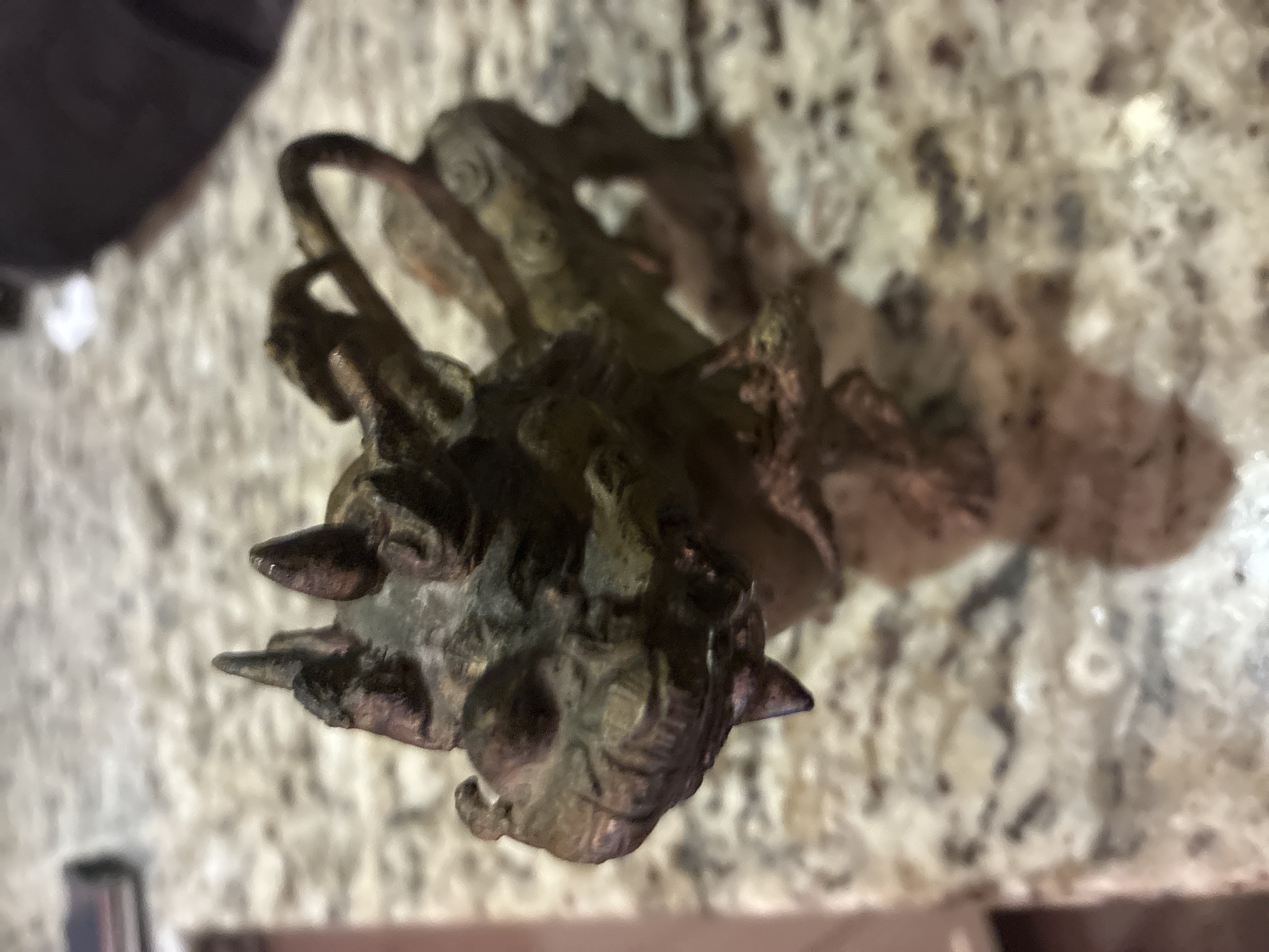 Chinese Bronze Qilin Figure