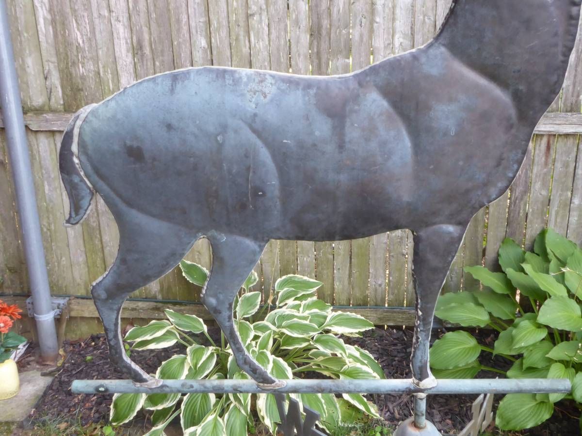 American Folk Art Style Copper Stag Weathervane thumbnail 5