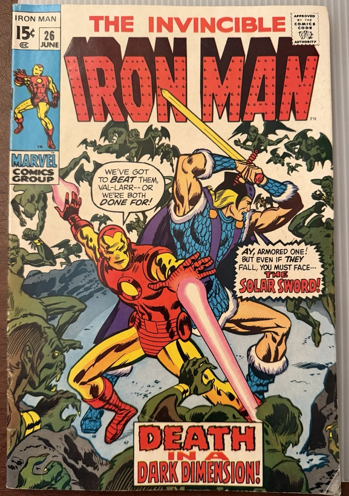 Silver Age Marvel Comics 'The Invincible Iron Man' Comic Book Lot, Issues #26-35 thumbnail 3
