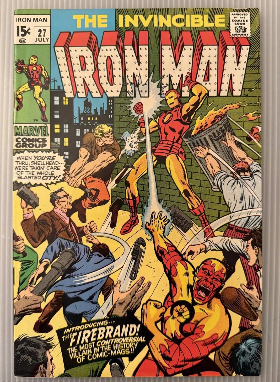 Silver Age Marvel Comics 'The Invincible Iron Man' Comic Book Lot, Issues #26-35 thumbnail 4