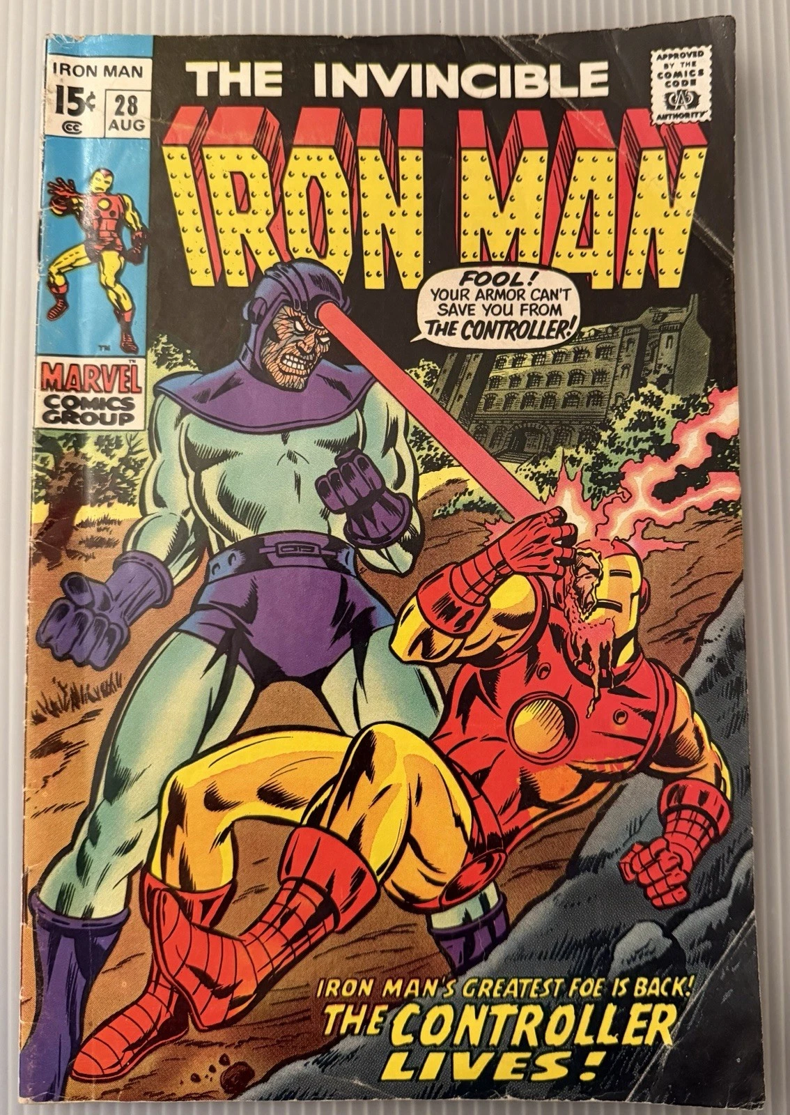 Silver Age Marvel Comics 'The Invincible Iron Man' Comic Book Lot, Issues #26-35 thumbnail 5