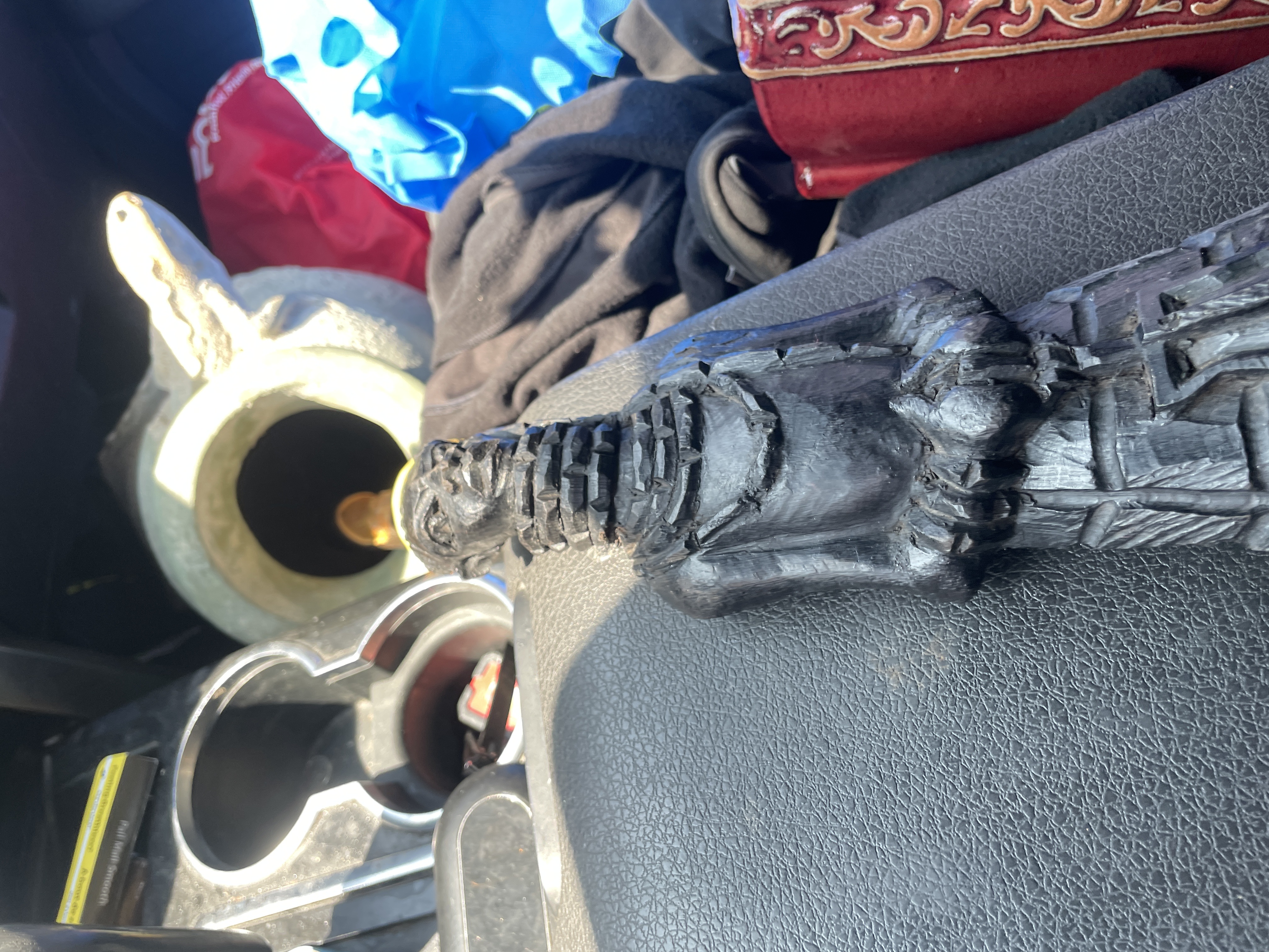 African Carved Wood Figure