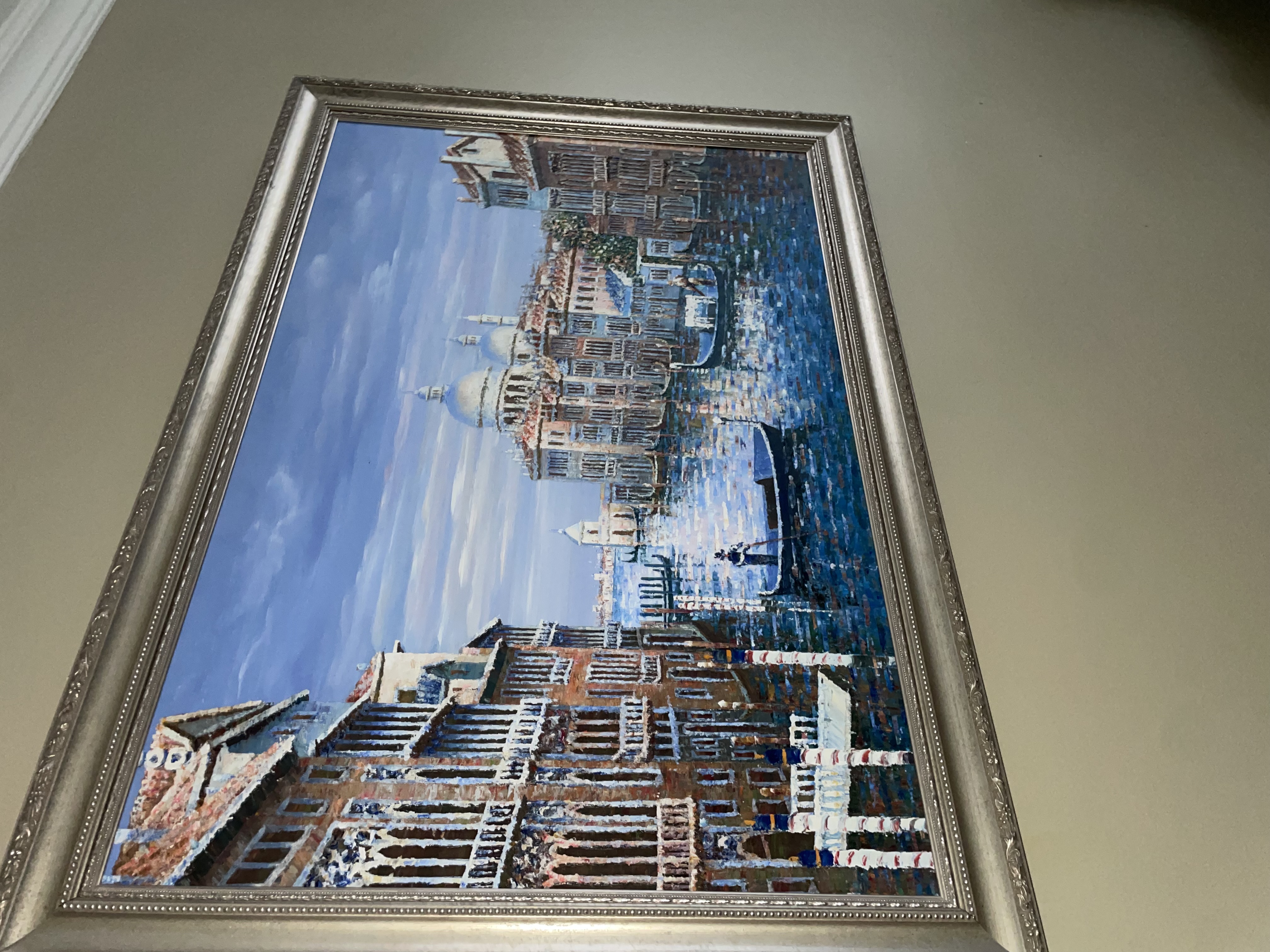 Modern Venetian Canal Painting
