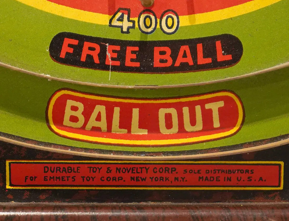 American Vintage 'Lucky Star' Tabletop Pinball Game thumbnail 5