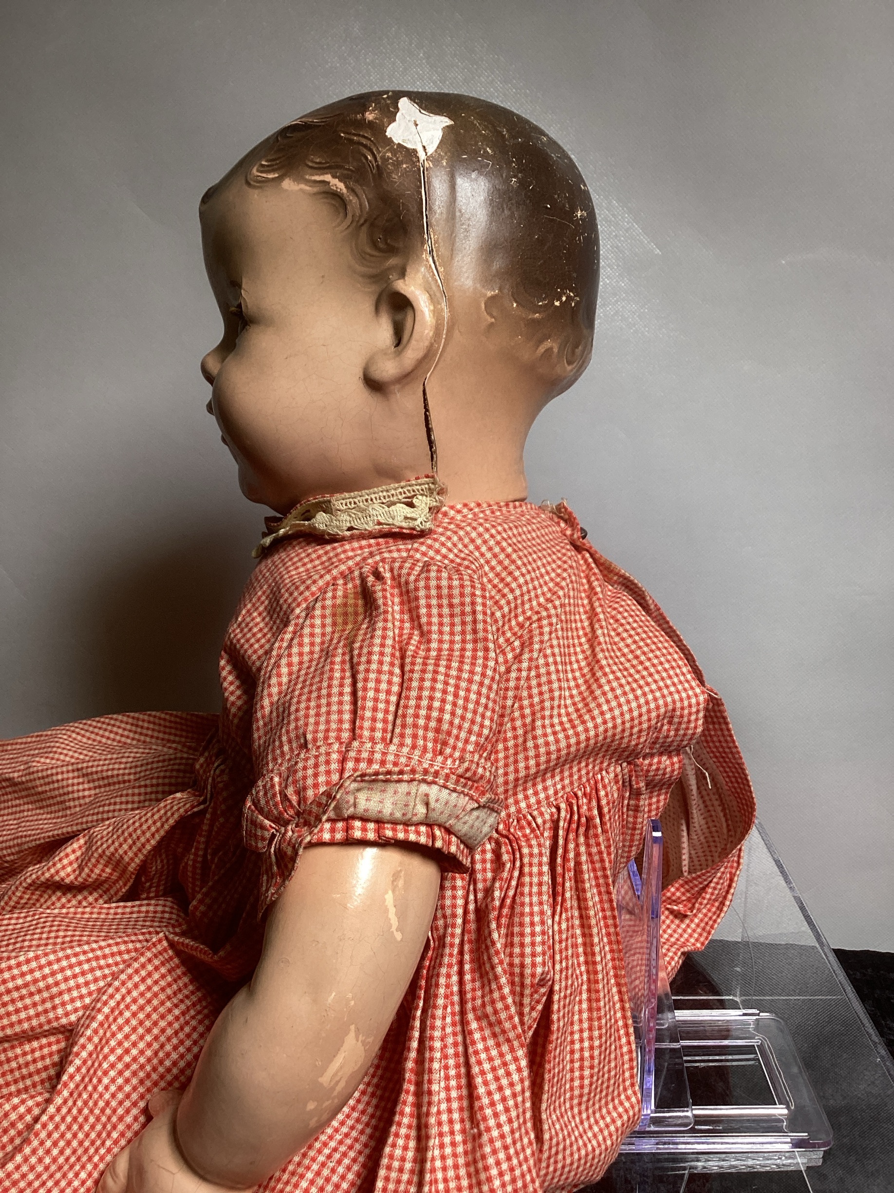 Mid-20th Century Composition Baby Doll thumbnail 3