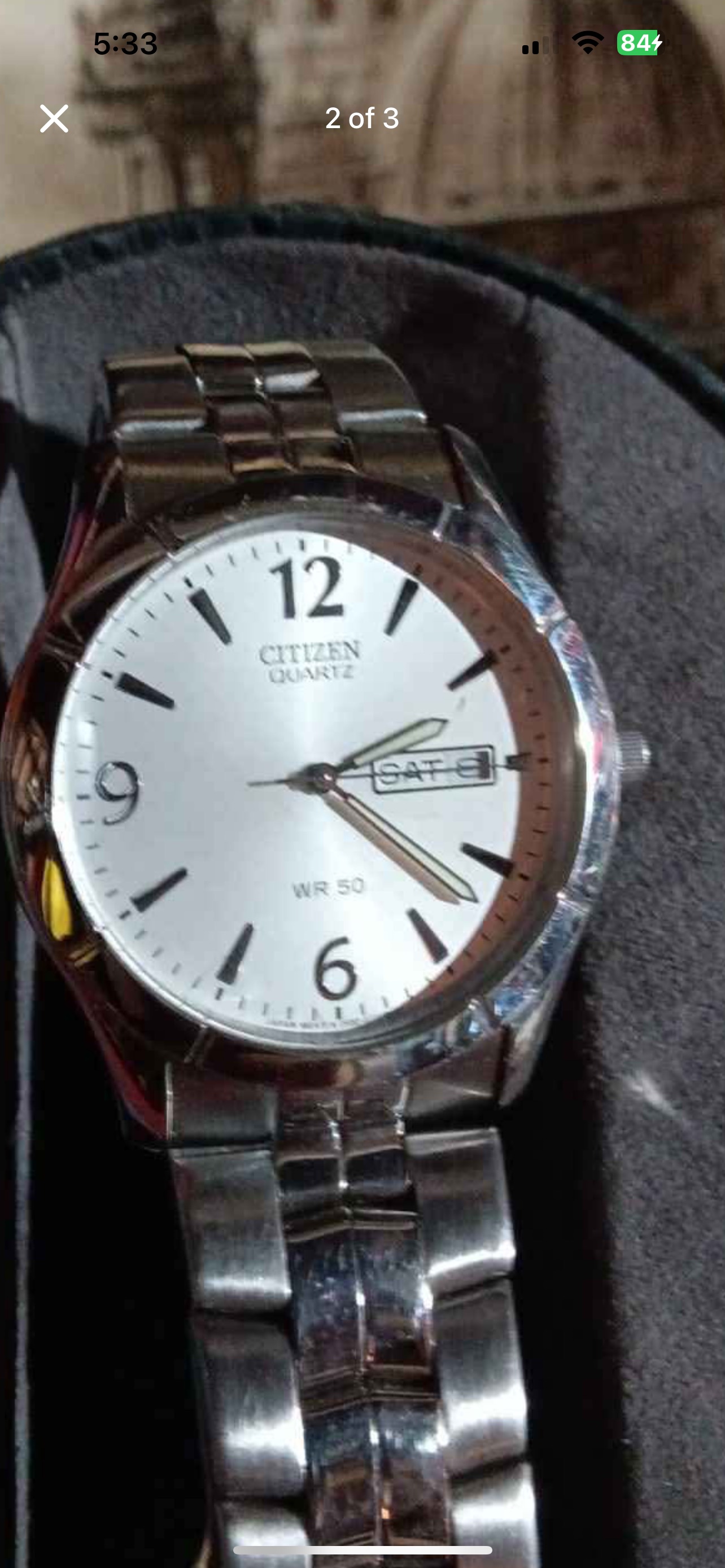 Citizen Quartz Stainless Steel Wristwatch