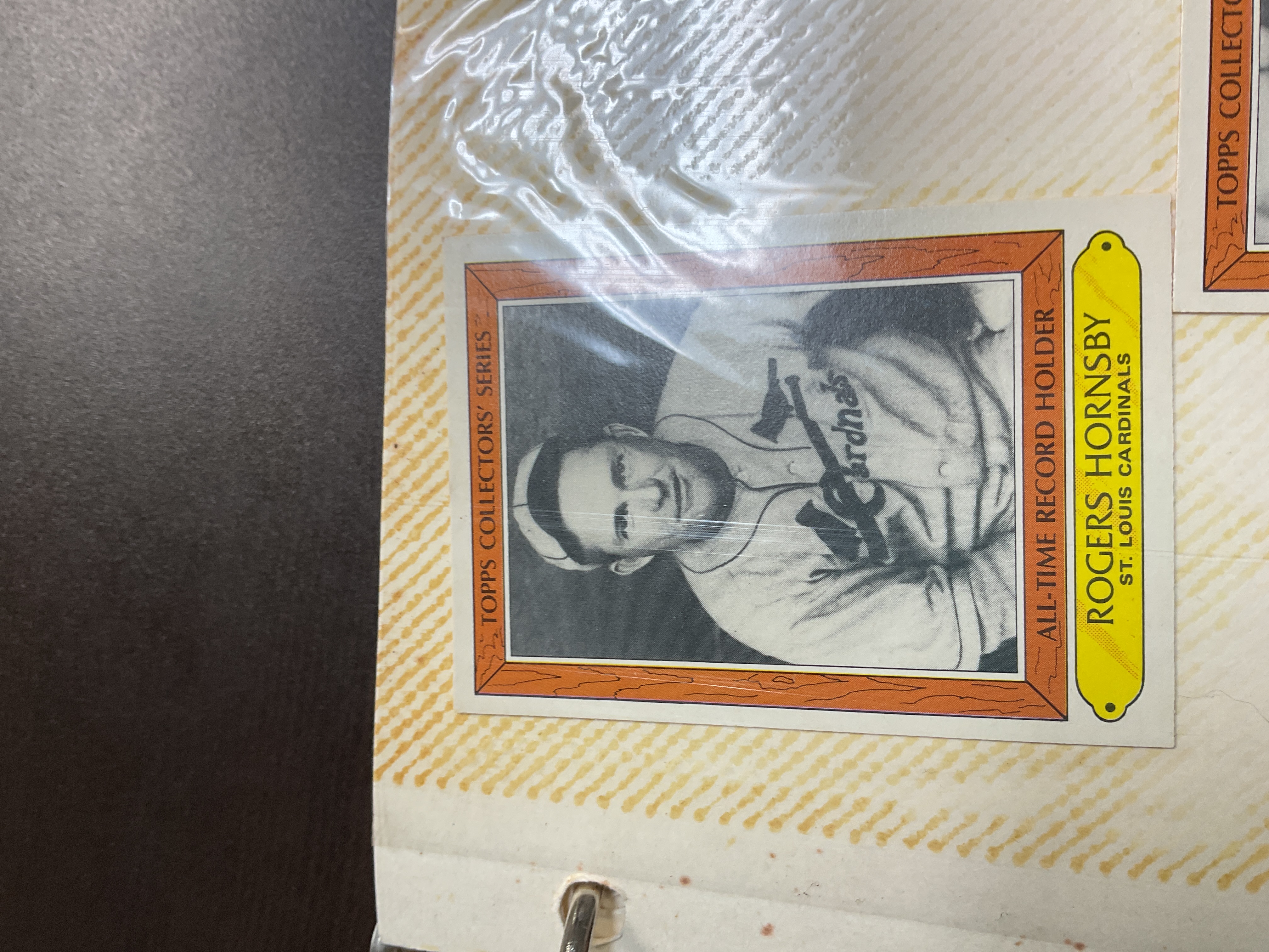 Topps Collectors' Series Rogers Hornsby All-Time Record Holder Baseball Card