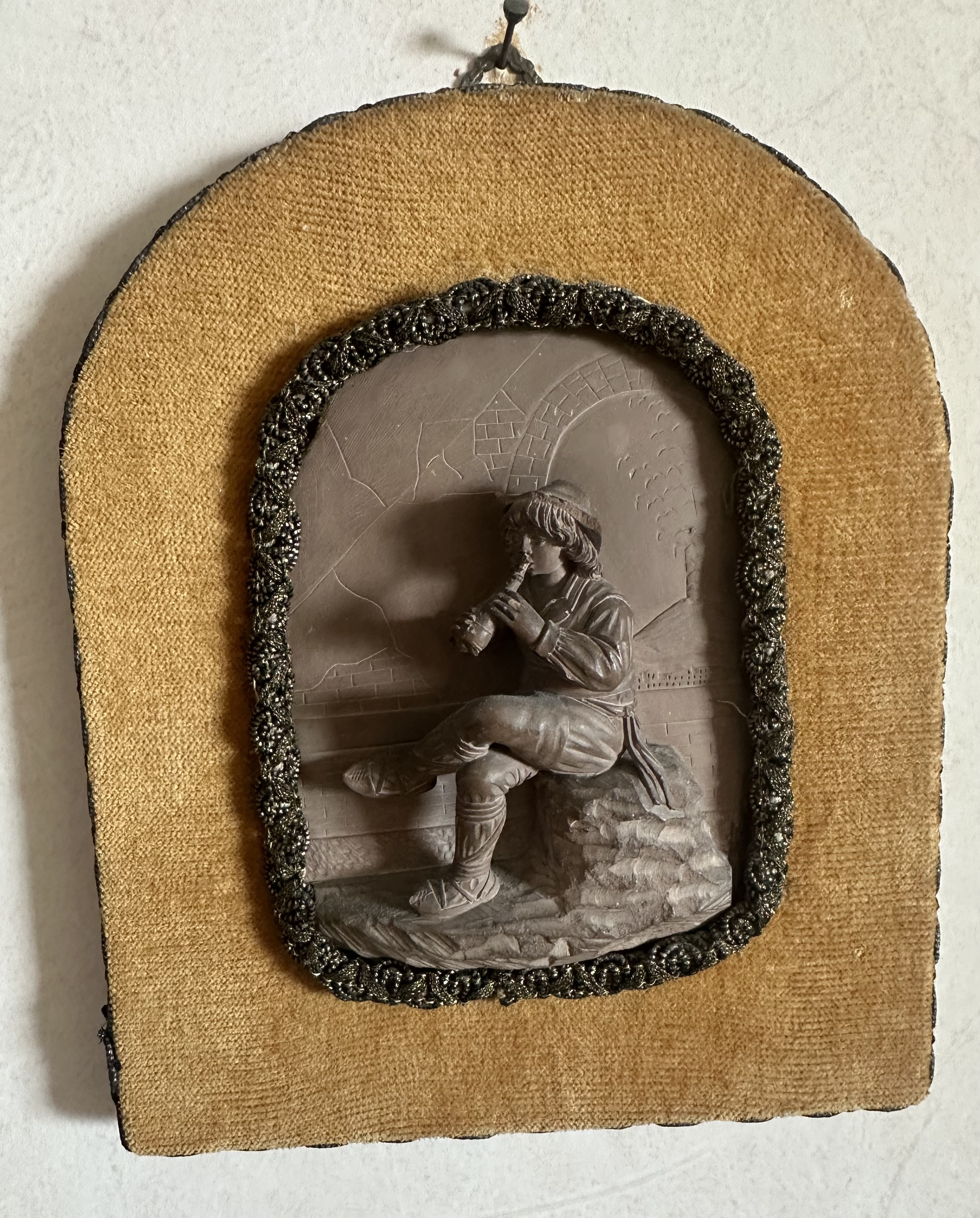 19th Century Bas-Relief Plaque