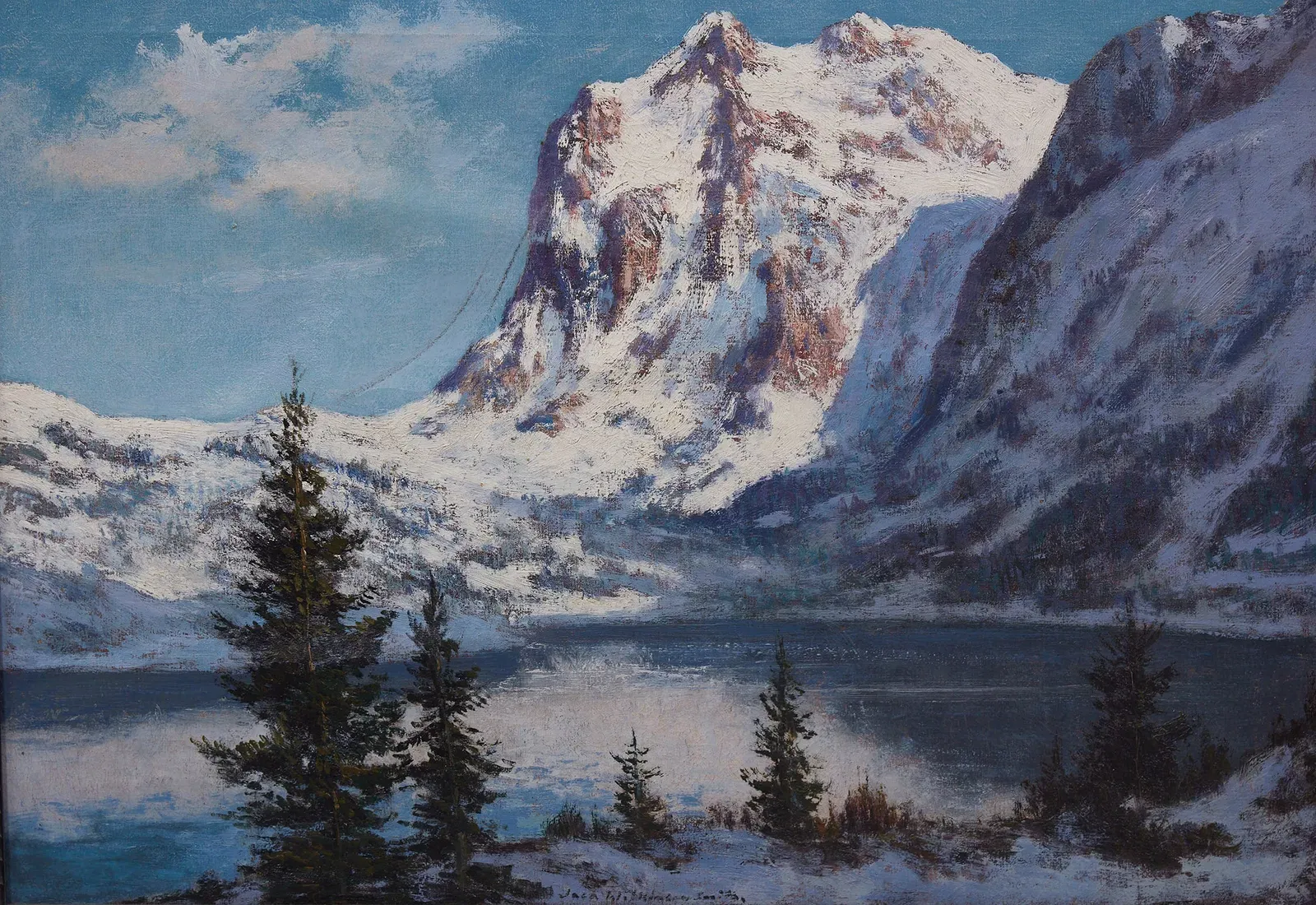 Jack Wilkinson Smith Oil on Canvas Landscape