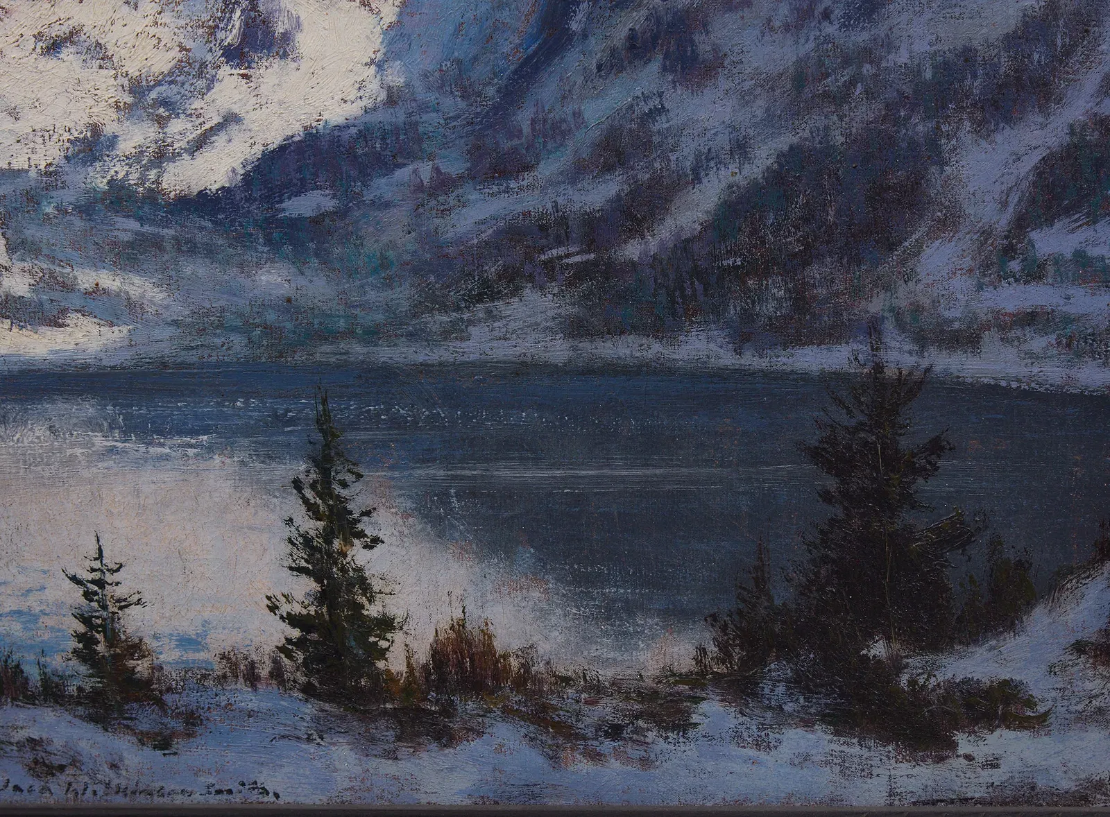 Jack Wilkinson Smith Oil on Canvas Landscape thumbnail 3