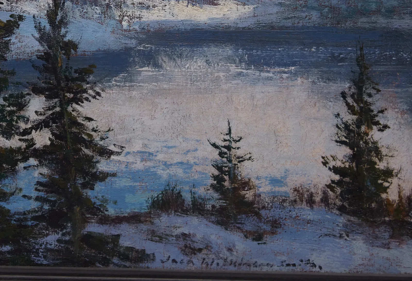 Jack Wilkinson Smith Oil on Canvas Landscape thumbnail 4