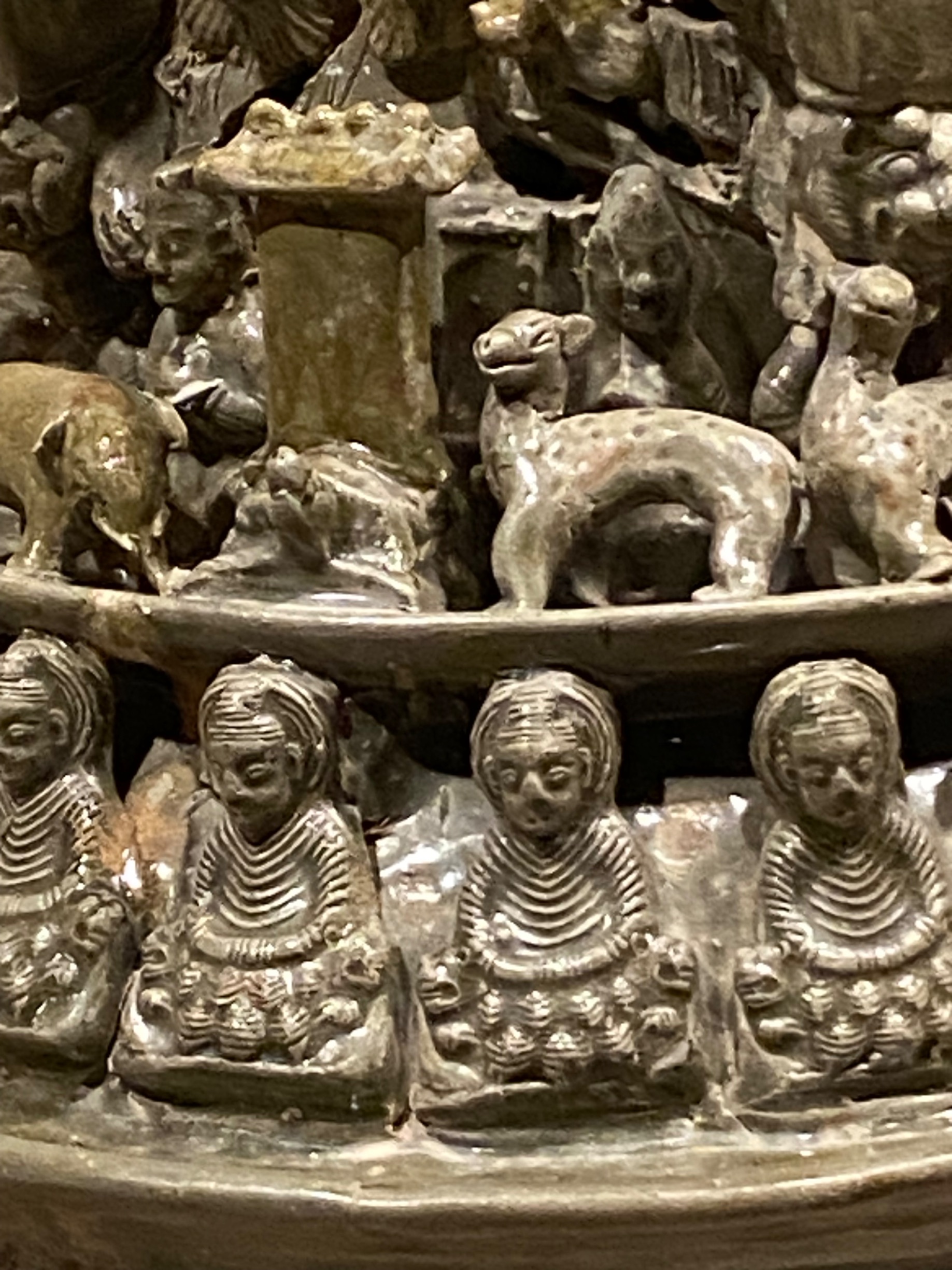 Han Period Chinese Green-Glazed Architectural Funerary Jar thumbnail 2