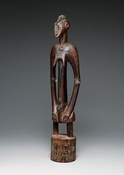 Dogon People Carved Wood Ancestor Figure