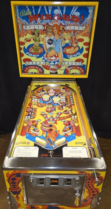 Bally 'Wizard!' Electromechanical Pinball Machine