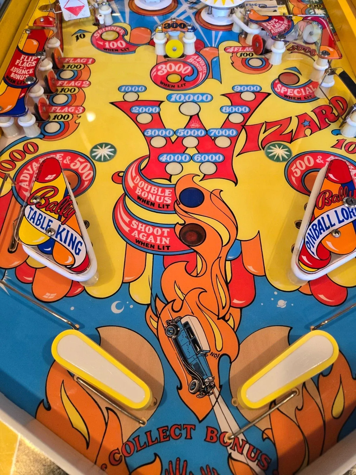Bally 'Wizard!' Electromechanical Pinball Machine thumbnail 6