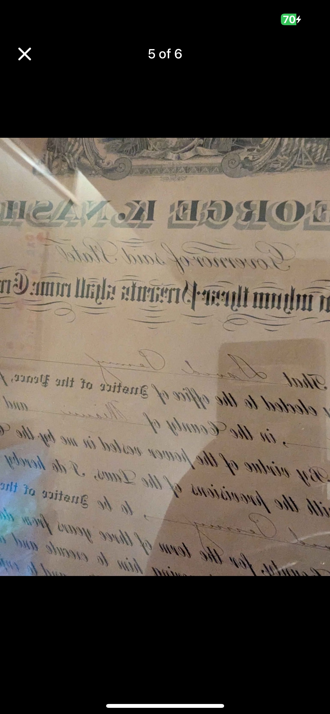 Victorian Engraved Official Appointment Certificate