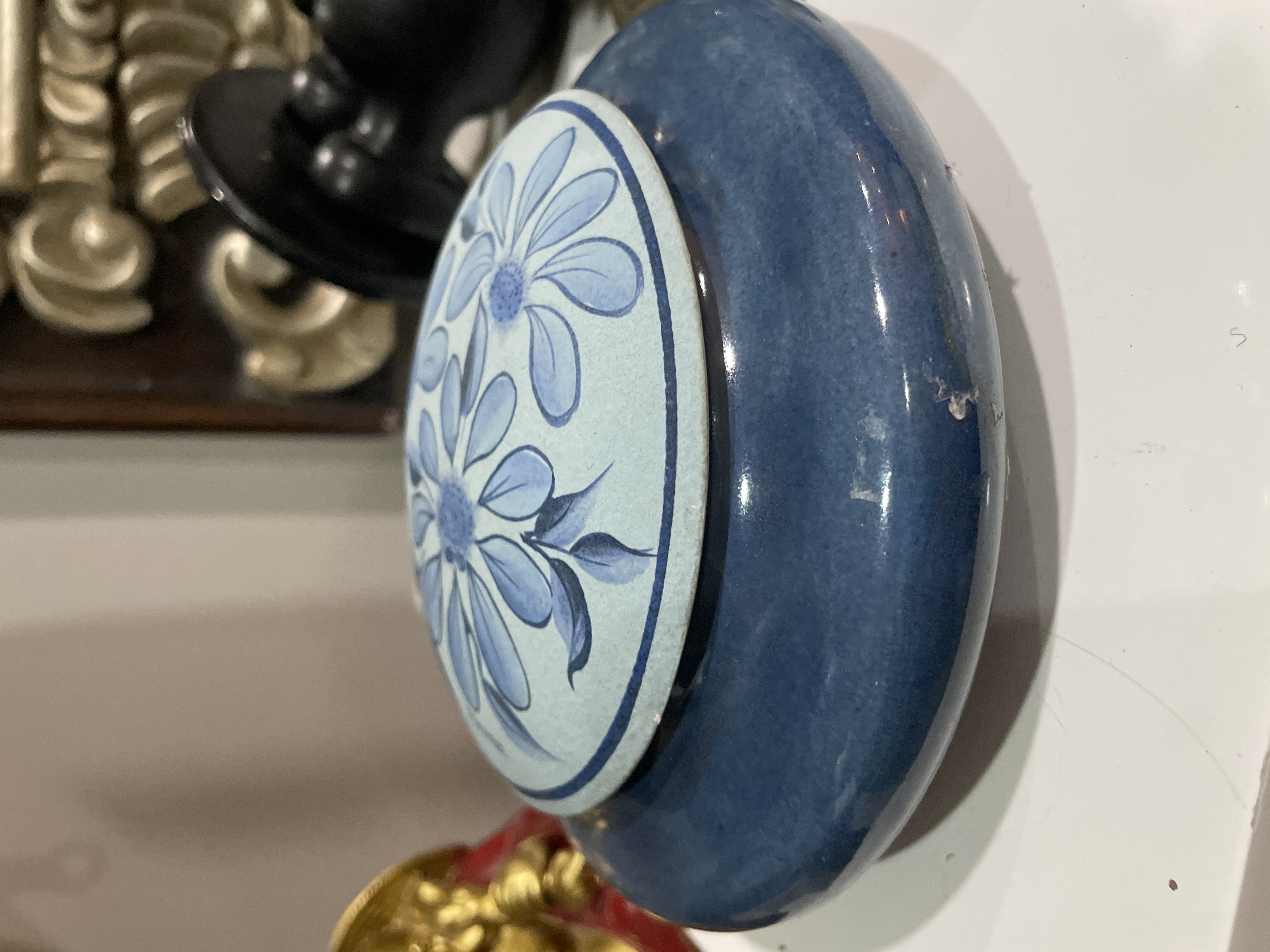 Chinese Blue and White Ceramic Box