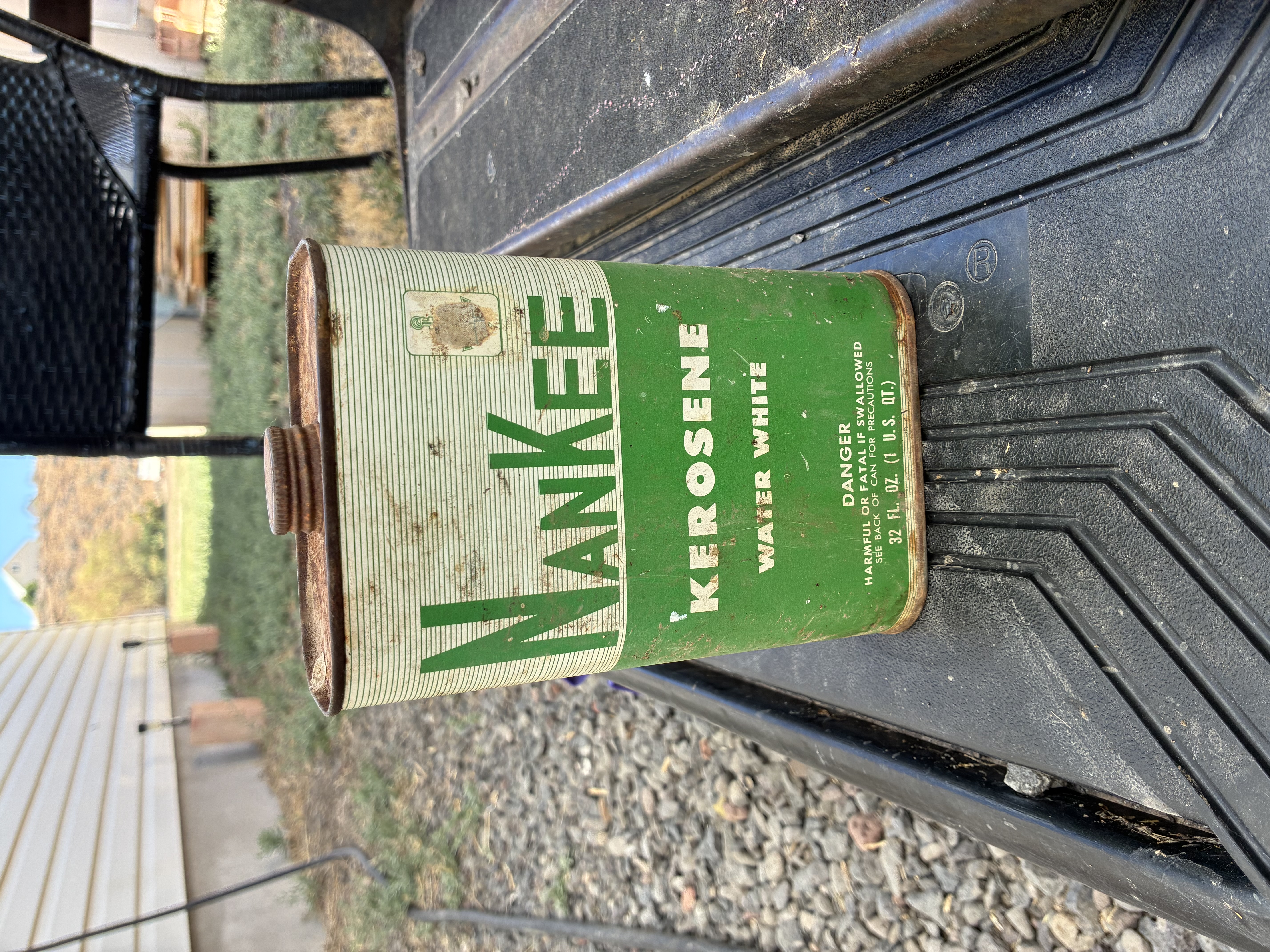 Vintage American Industrial Style Nankee Kerosene Tin Can