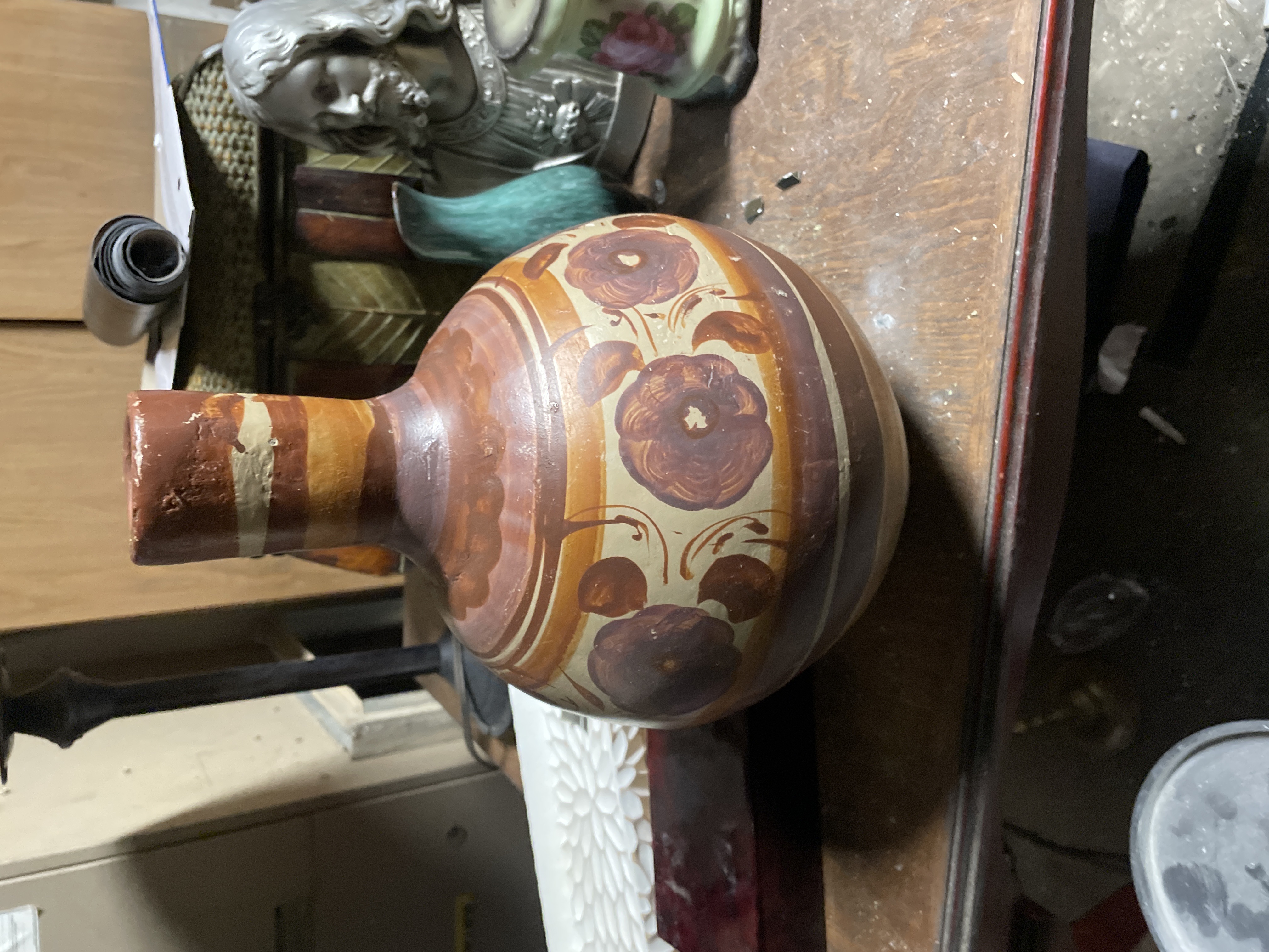 Southwestern Style Painted Ceramic Vase