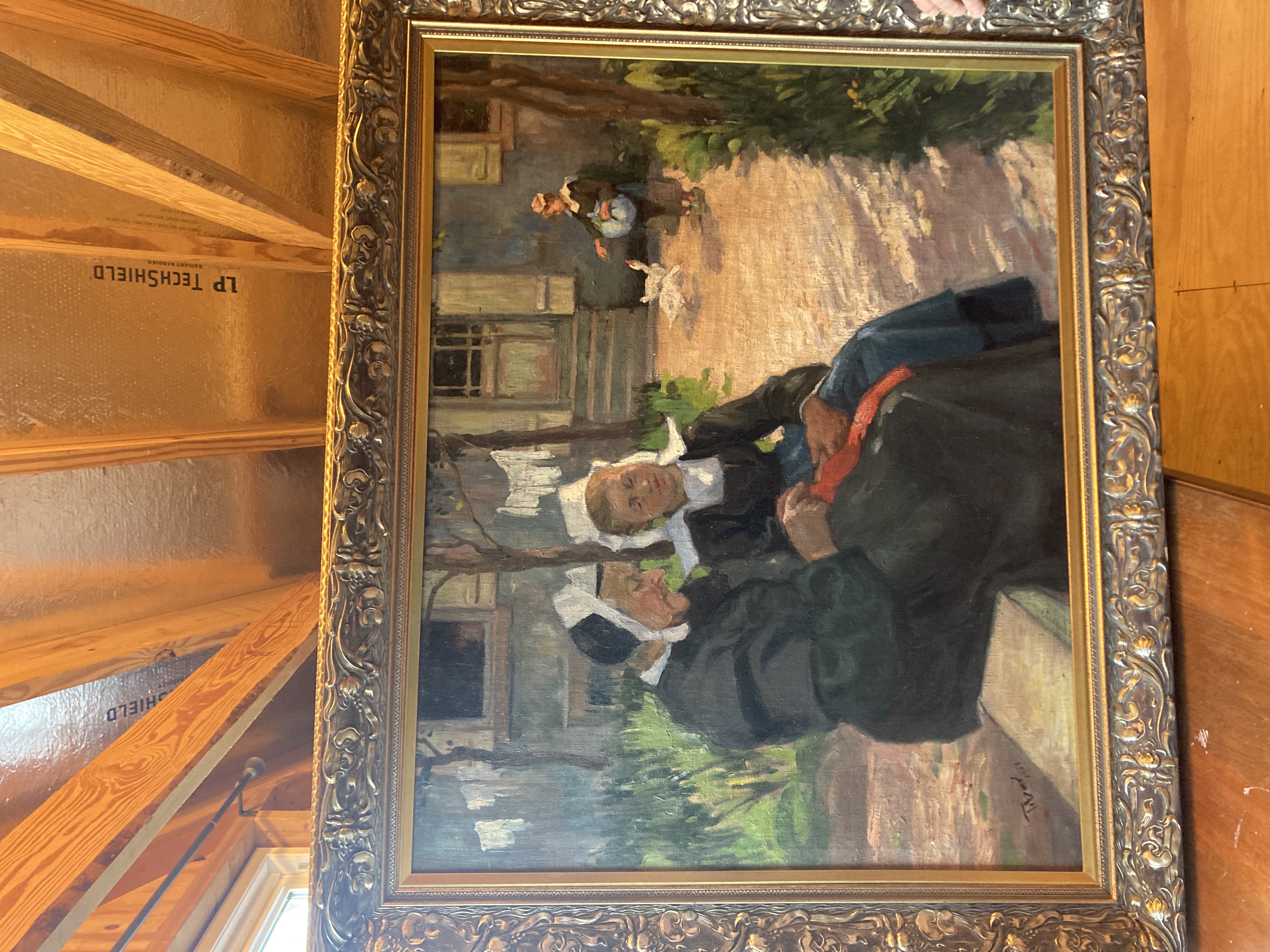 Impressionist Oil Painting of Dutch Women