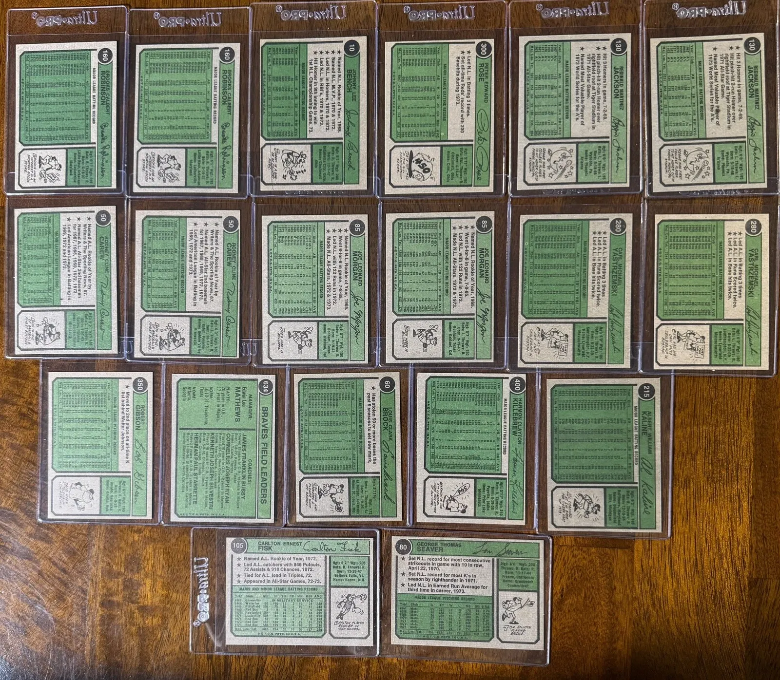 1970s Topps Baseball Card Collection (Hall of Fame Stars) thumbnail 6