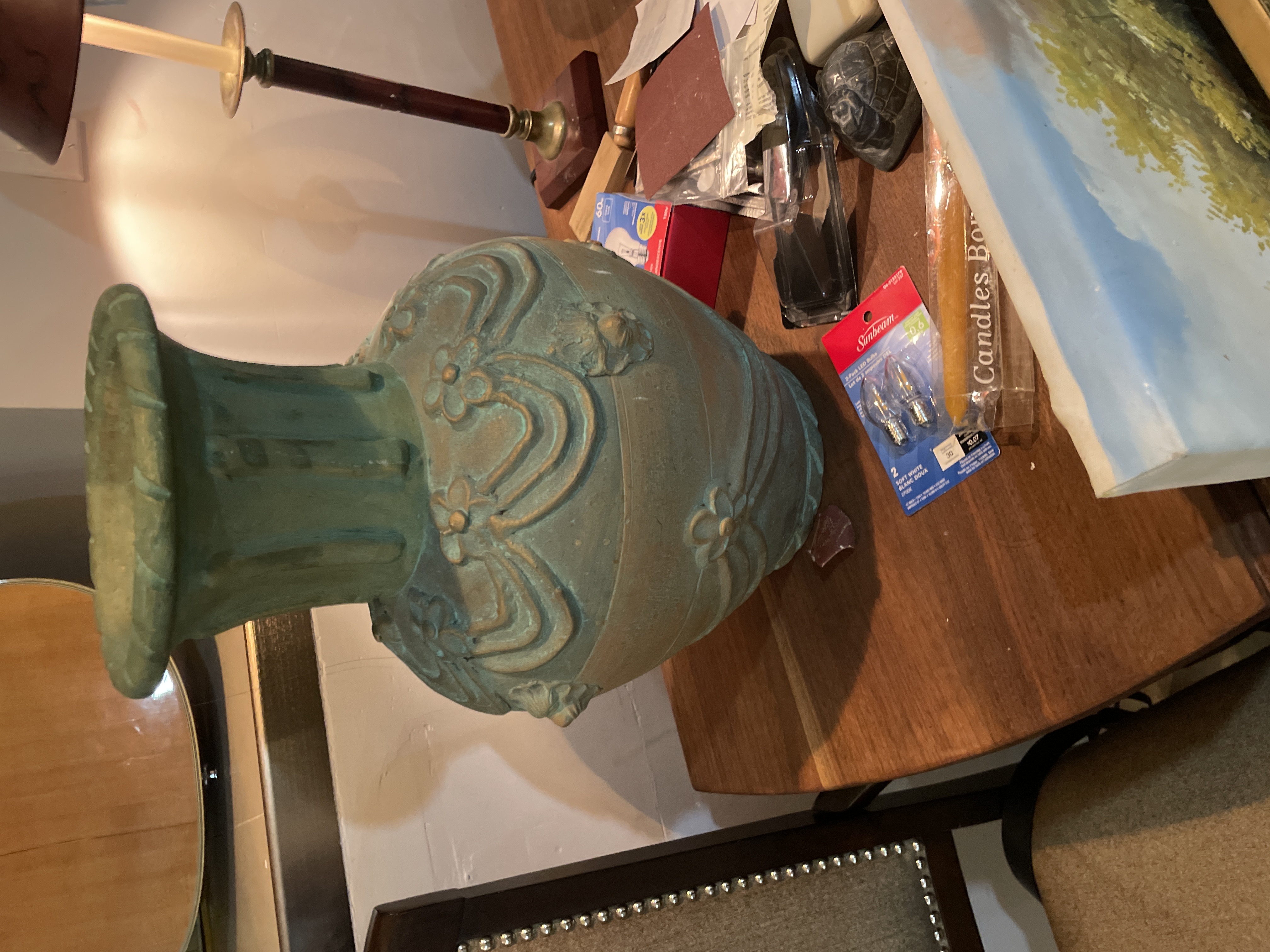 Decorative Green Ceramic Vase