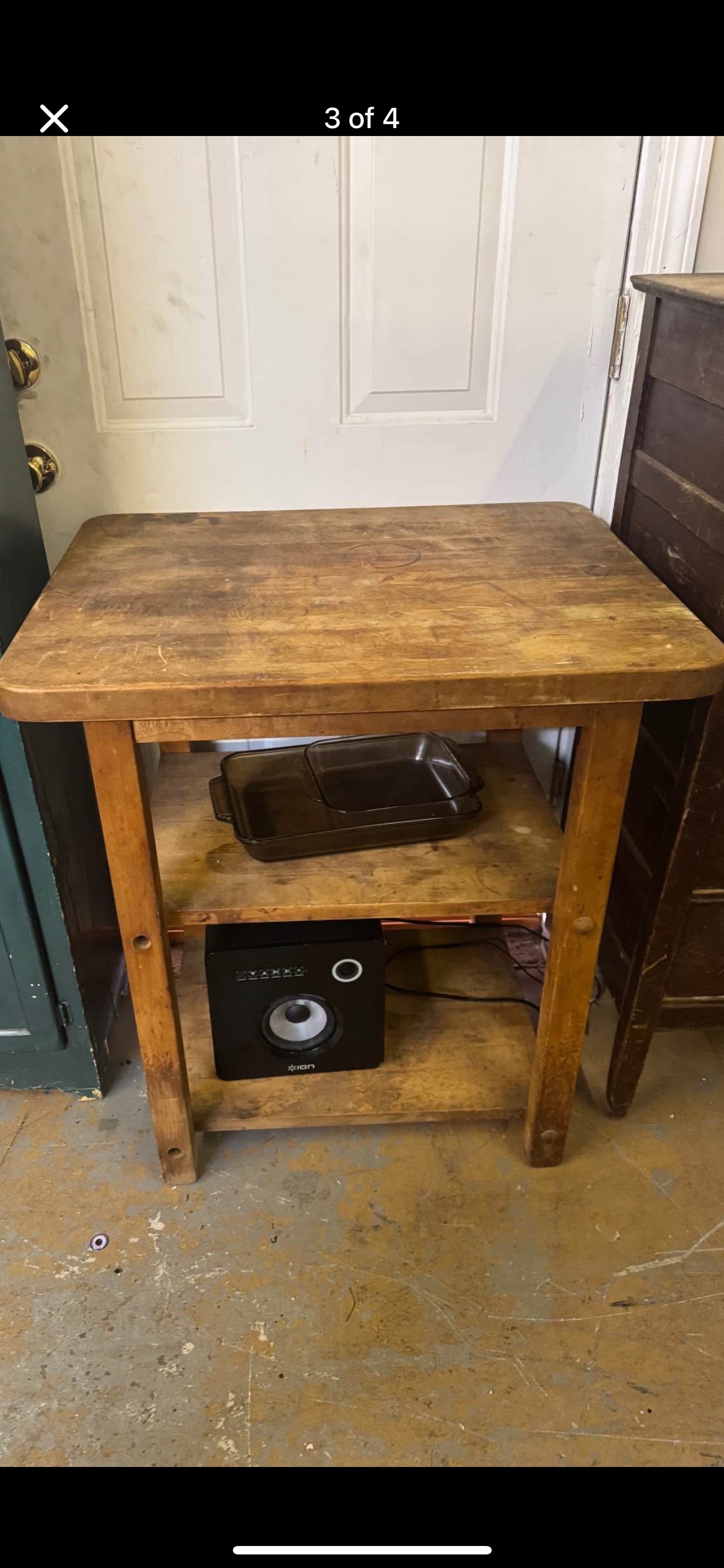 Rustic Wooden Side Table